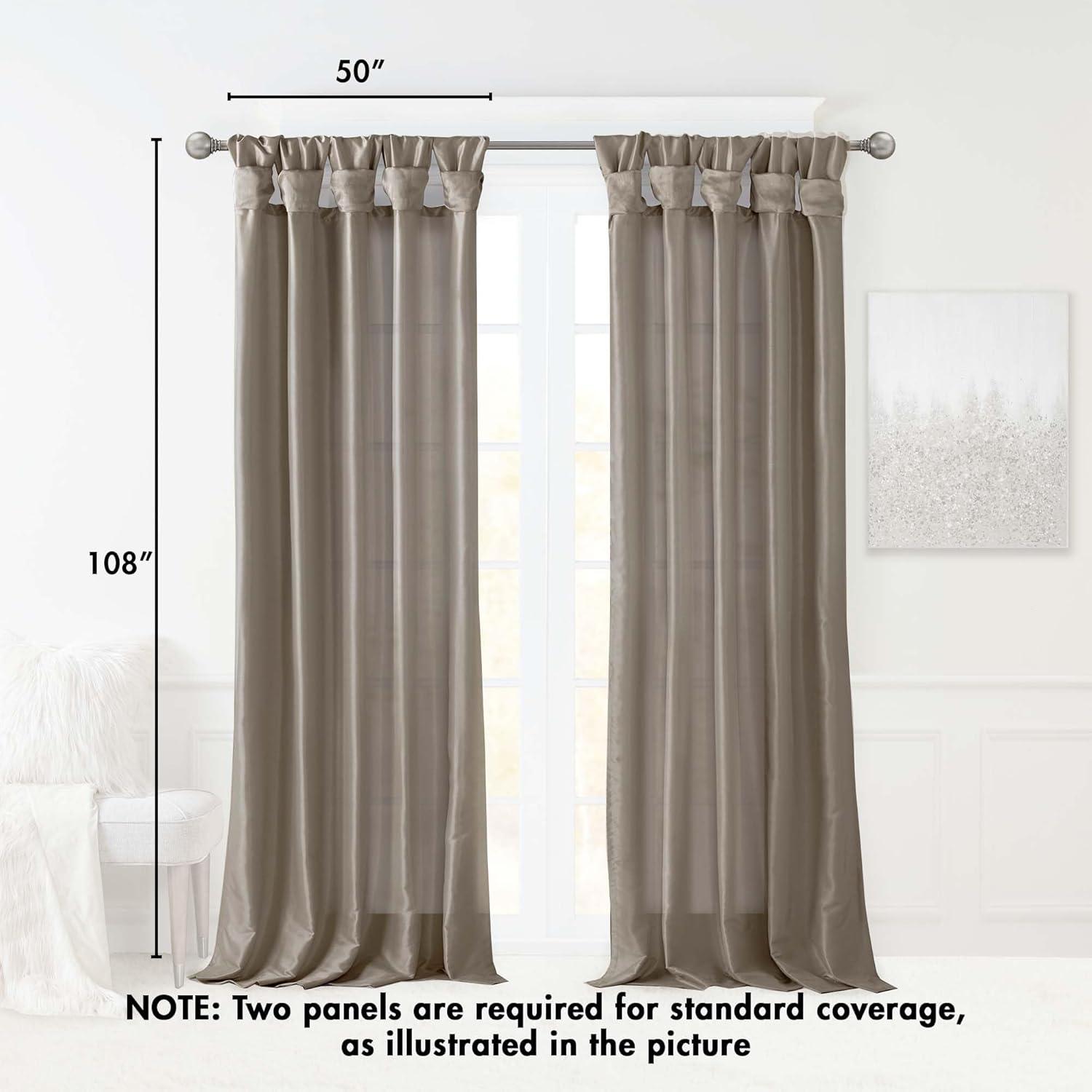 Madison Park Rivau Light-Filtering Single Curtain Panel