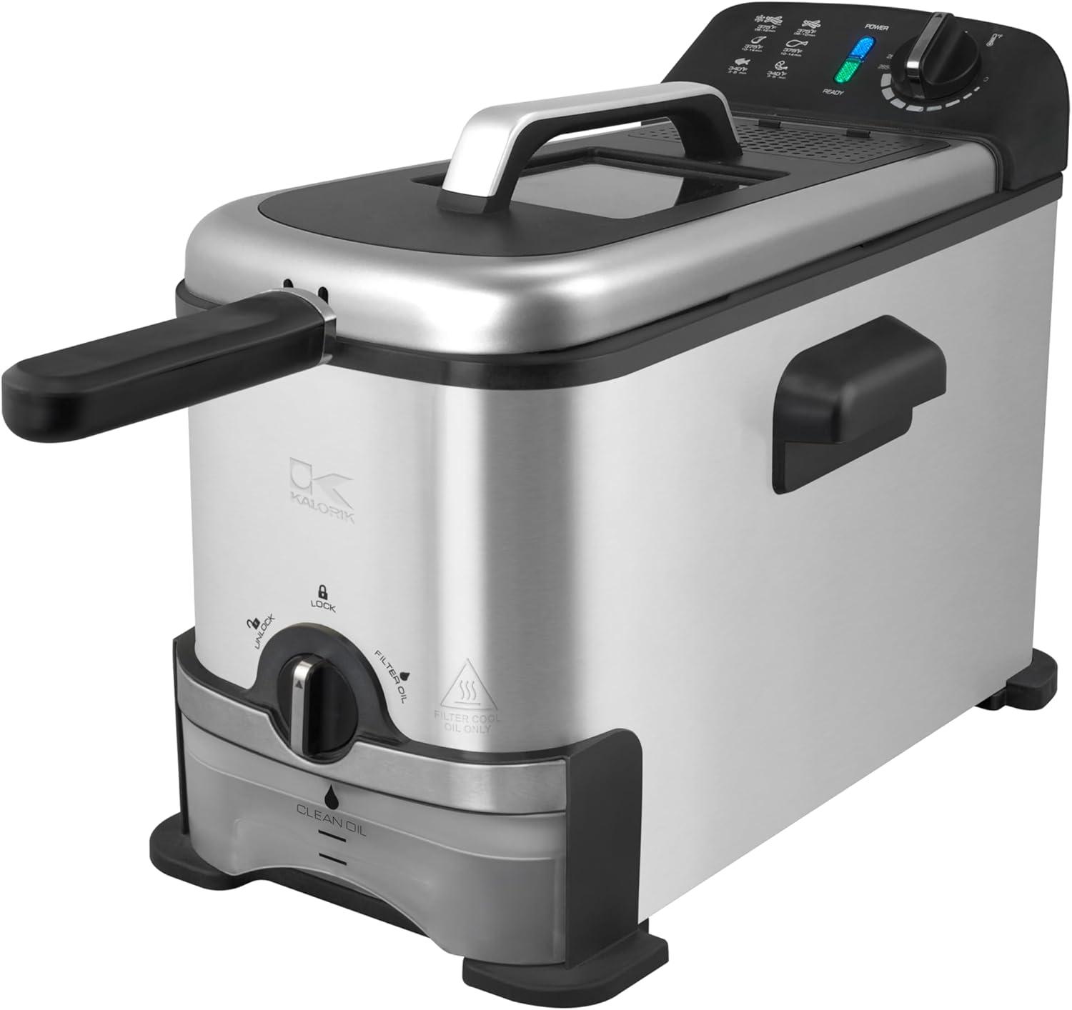 Kalorik® Kalorik 3 Liter Deep Fryer with Timer