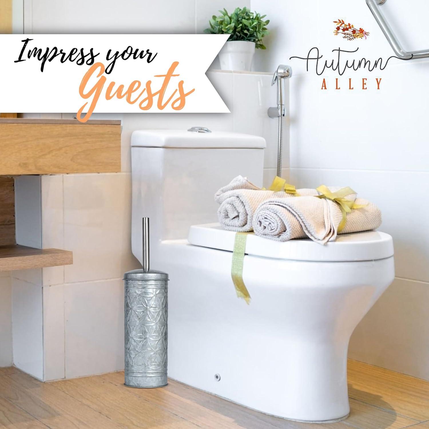 Autumn Alley Autumn Alley Alley Metal Toilet Brush And Holder