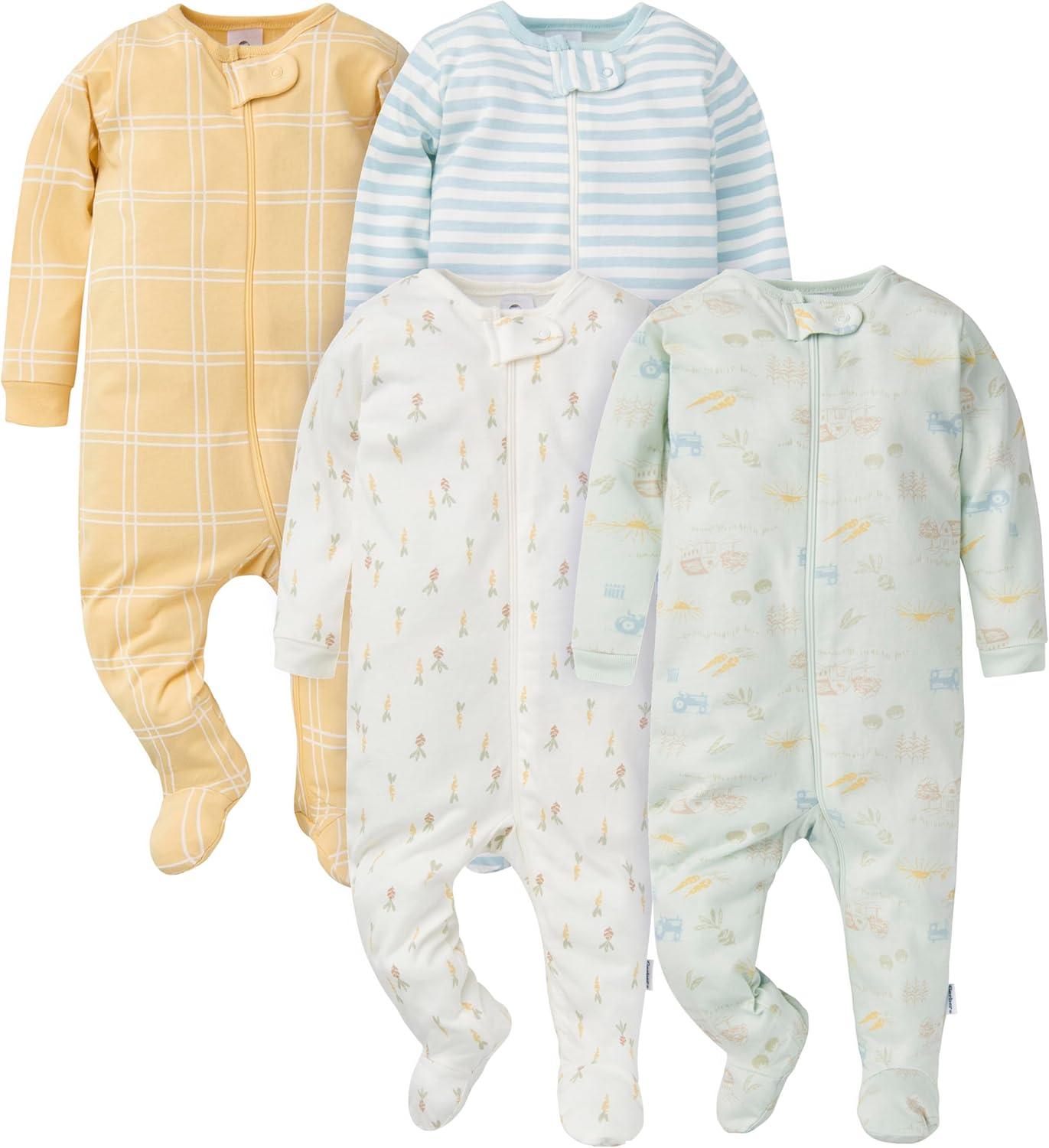 Gerber Baby Neutral 4-Pack Sleep 'N Plays, Farm, 3-6M