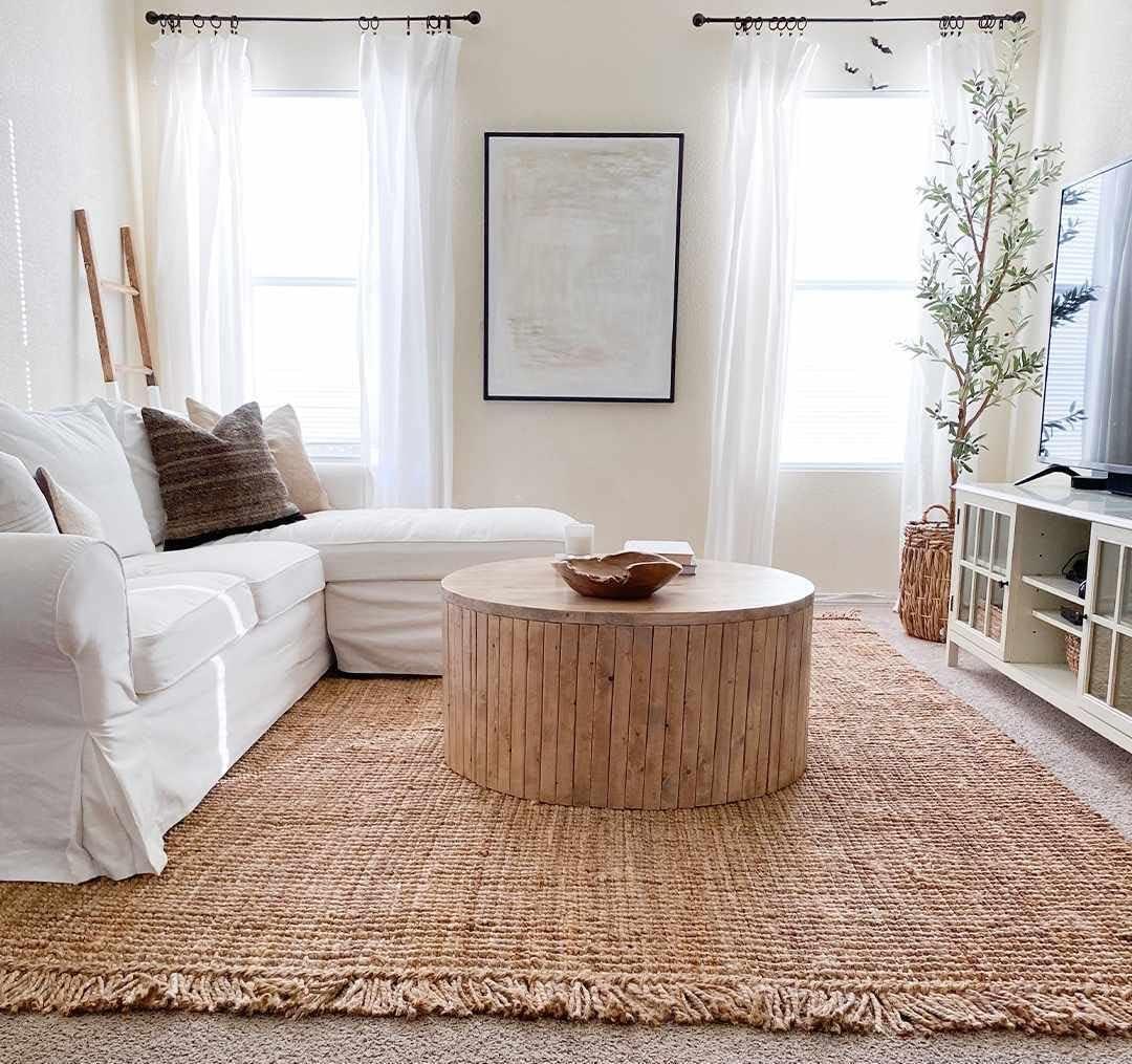 Hauteloom Rectangle Area Rug  Brown