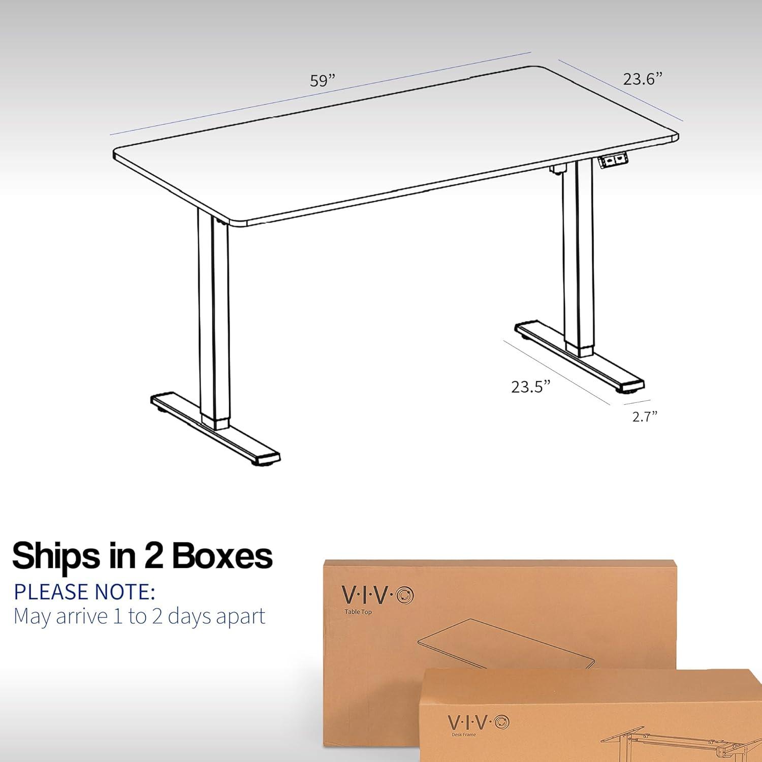 Vivo Electric Height Adjustable Desk, DESK-KIT-B06B Series