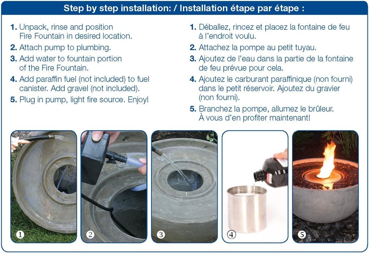 Aquascape 78203 32 x 16 in. Decorative Fire Fountain - Large