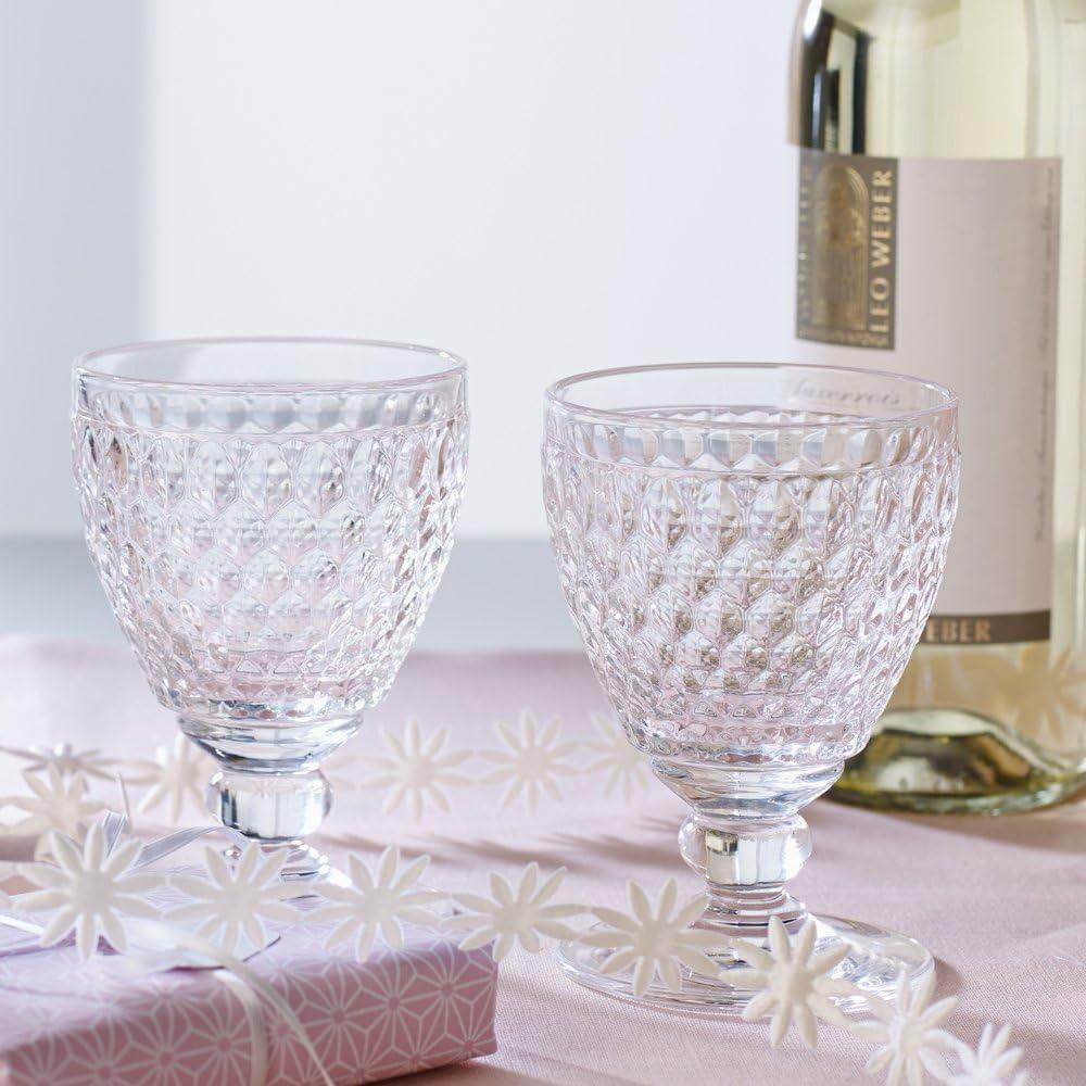 Villeroy & Boch Boston Colored Lead Free Crystal Goblet Set