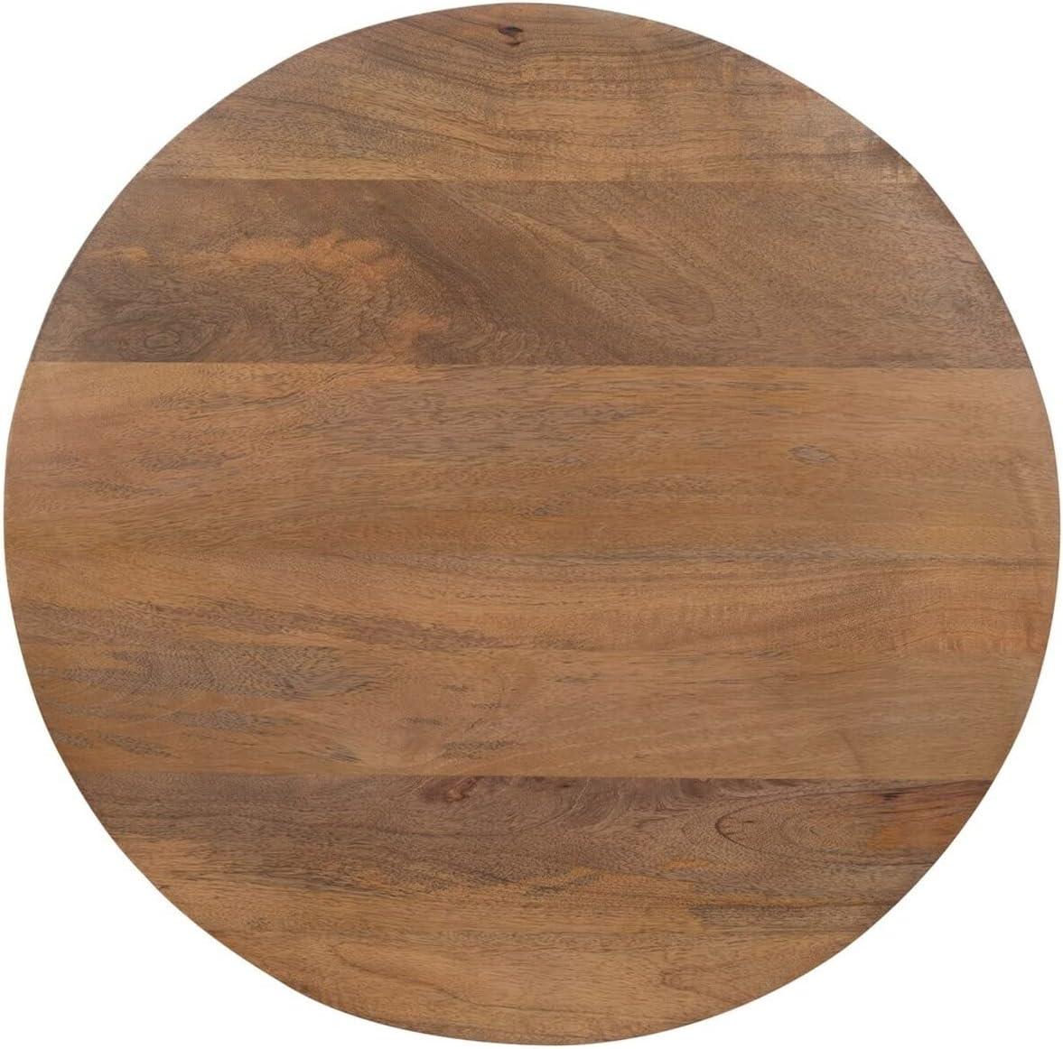 Whent Round Accent Table - ACC6500C - Natural/Golden Brown - Safavieh