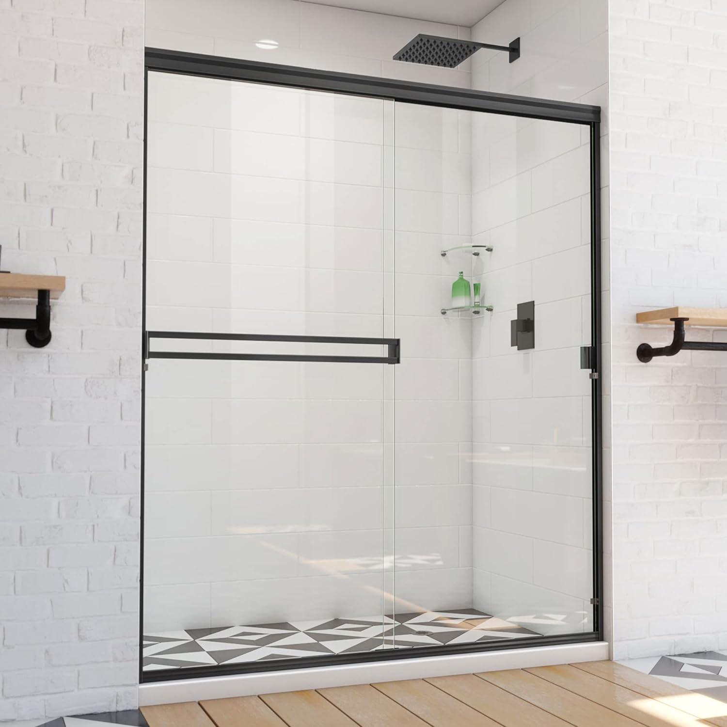 DreamLine Alliance Pro BG 56-60 in. W x 70 3/8 in. H Semi-Frameless Sliding Shower Door