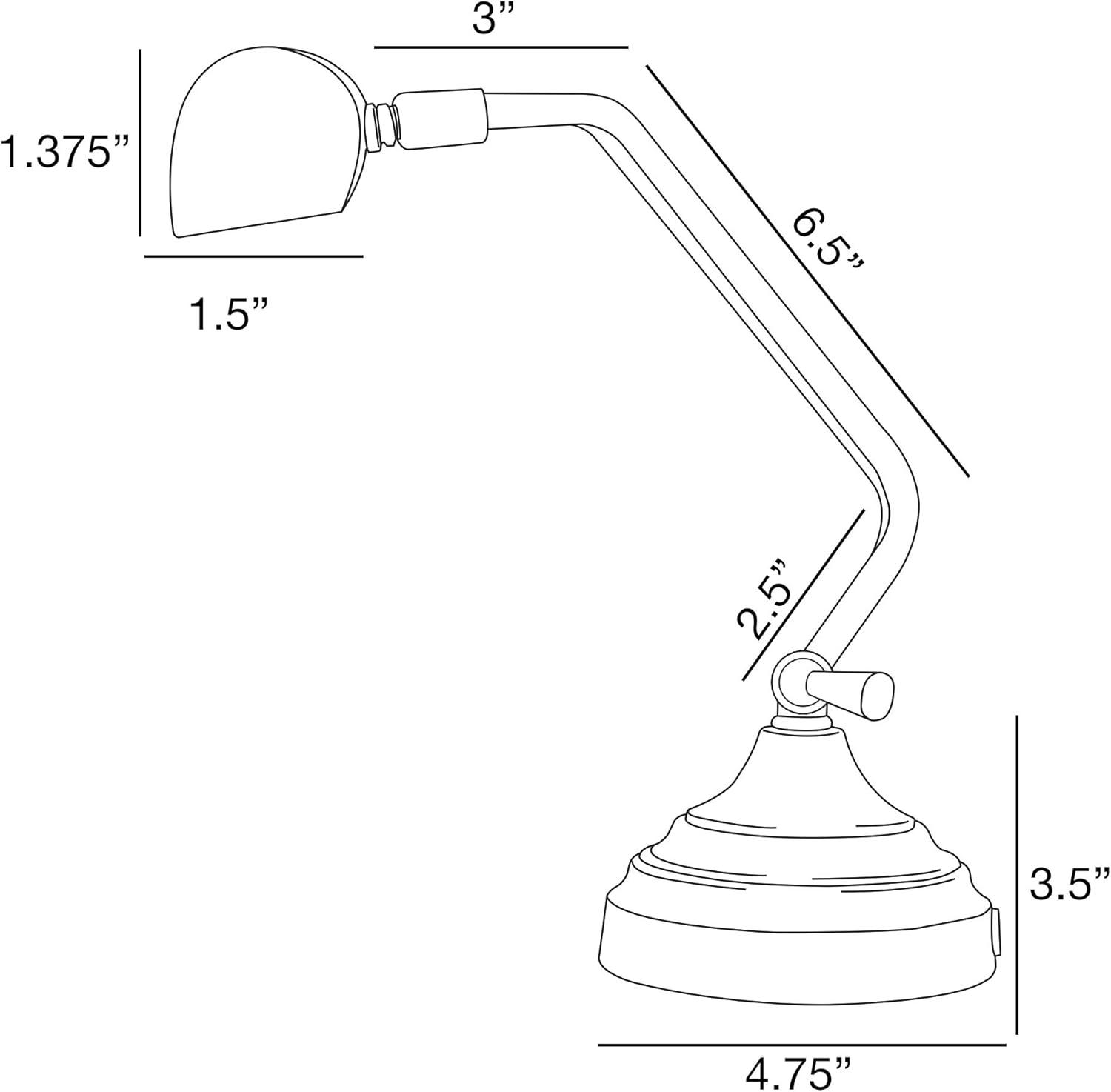 Mahogany Bronze Adjustable LED Piano Desk Lamp