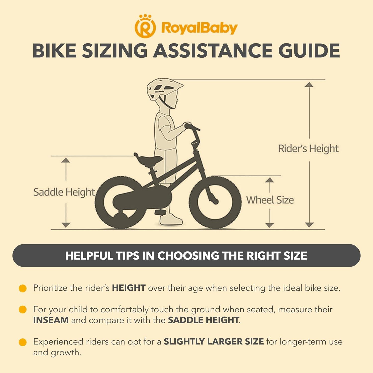 RoyalBaby Freestyle 18 Inch Kids Bike with Kickstand, Water Bottle and Holder, and Reflectors for Boys and Girls Ages 5 to 9, Orange