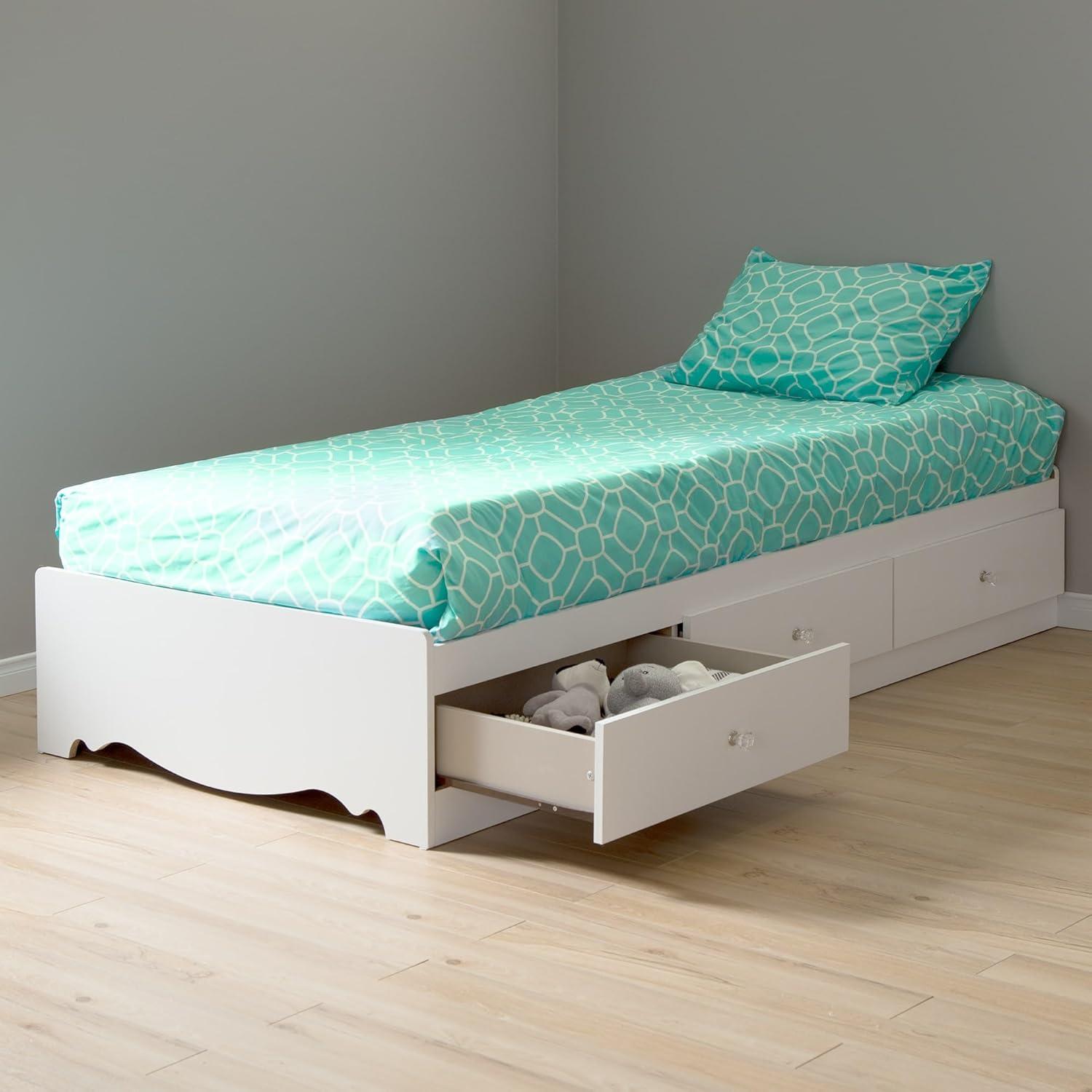 Crystal Twin Mate's Bed with Storage