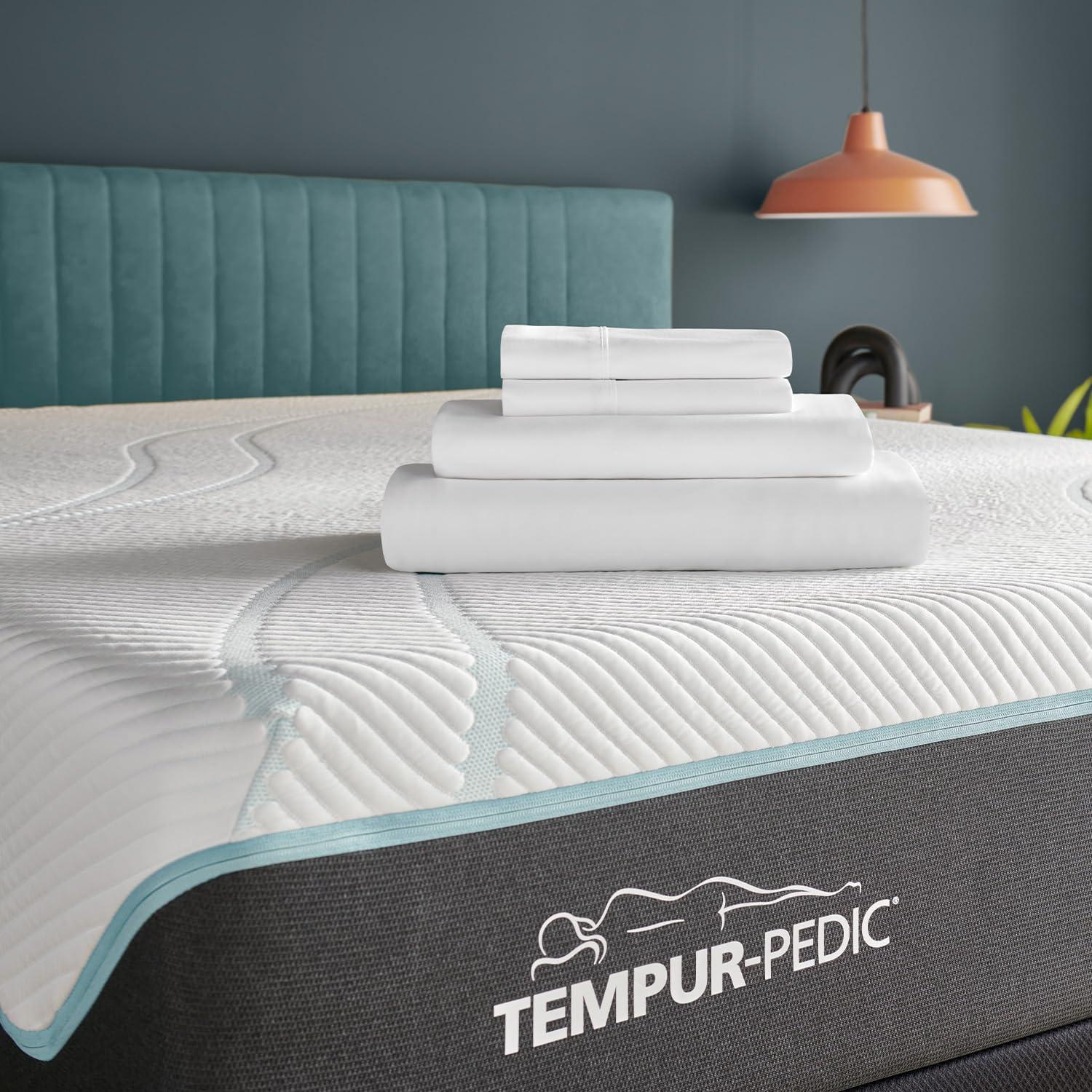 Tempur-Pedic Tempur Classic Cotton Adult Fitted Sheet Set White, Queen