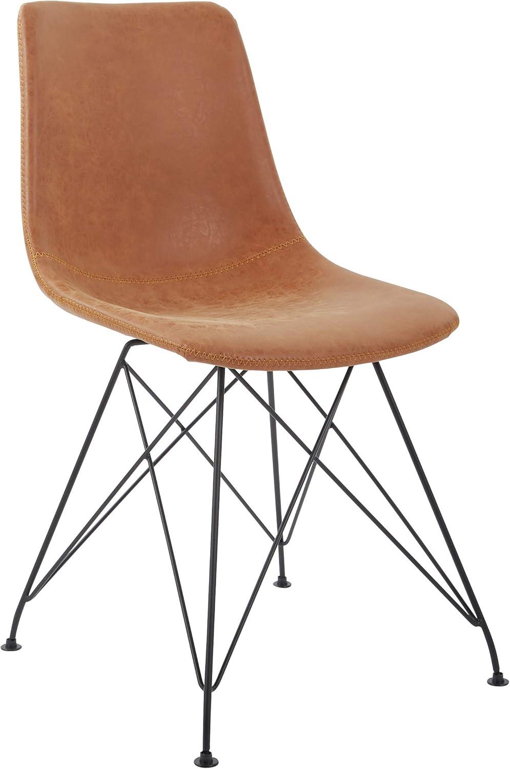 Carbon Loft  Levant Chair (Set of 2) Charcoal Leather