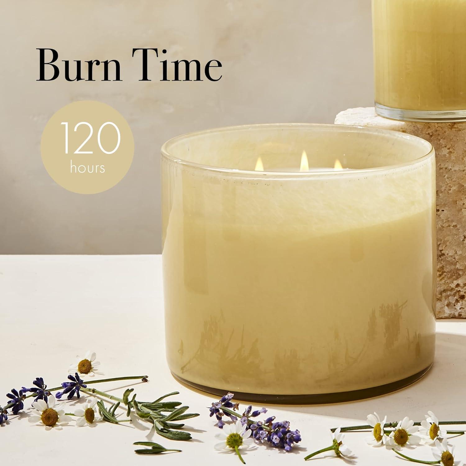 Chamomile Lavender 3-Wick Cream Soy Candle