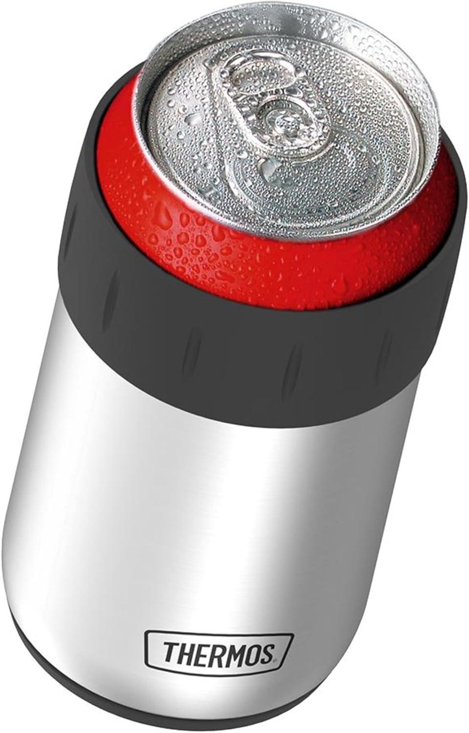 Thermos 12 oz. Insulated Stainless Steel Beverage Can Insulator - Silver/Gray