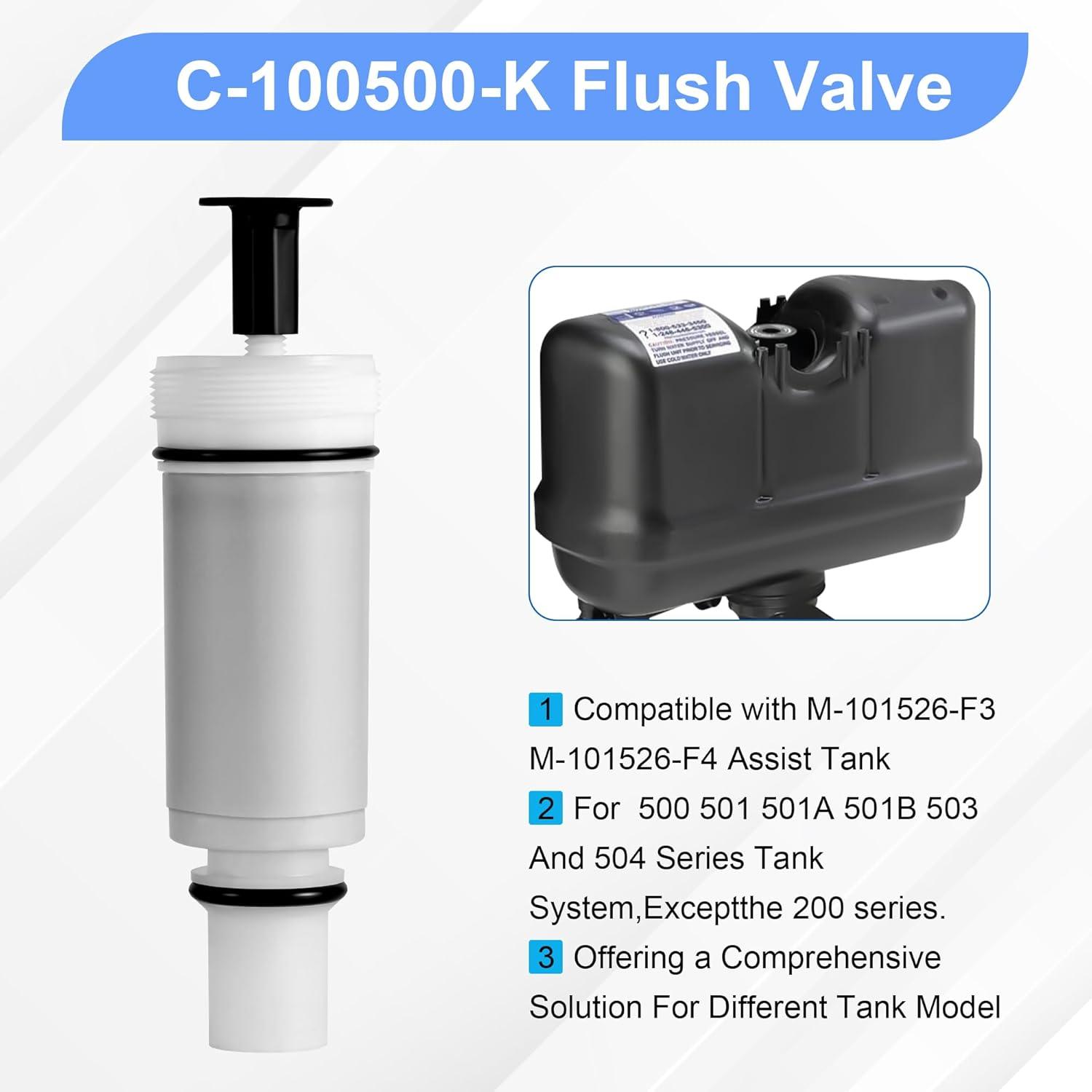 Flushmate Flush Valve Cartridge,Flushmate C-100500-KIT