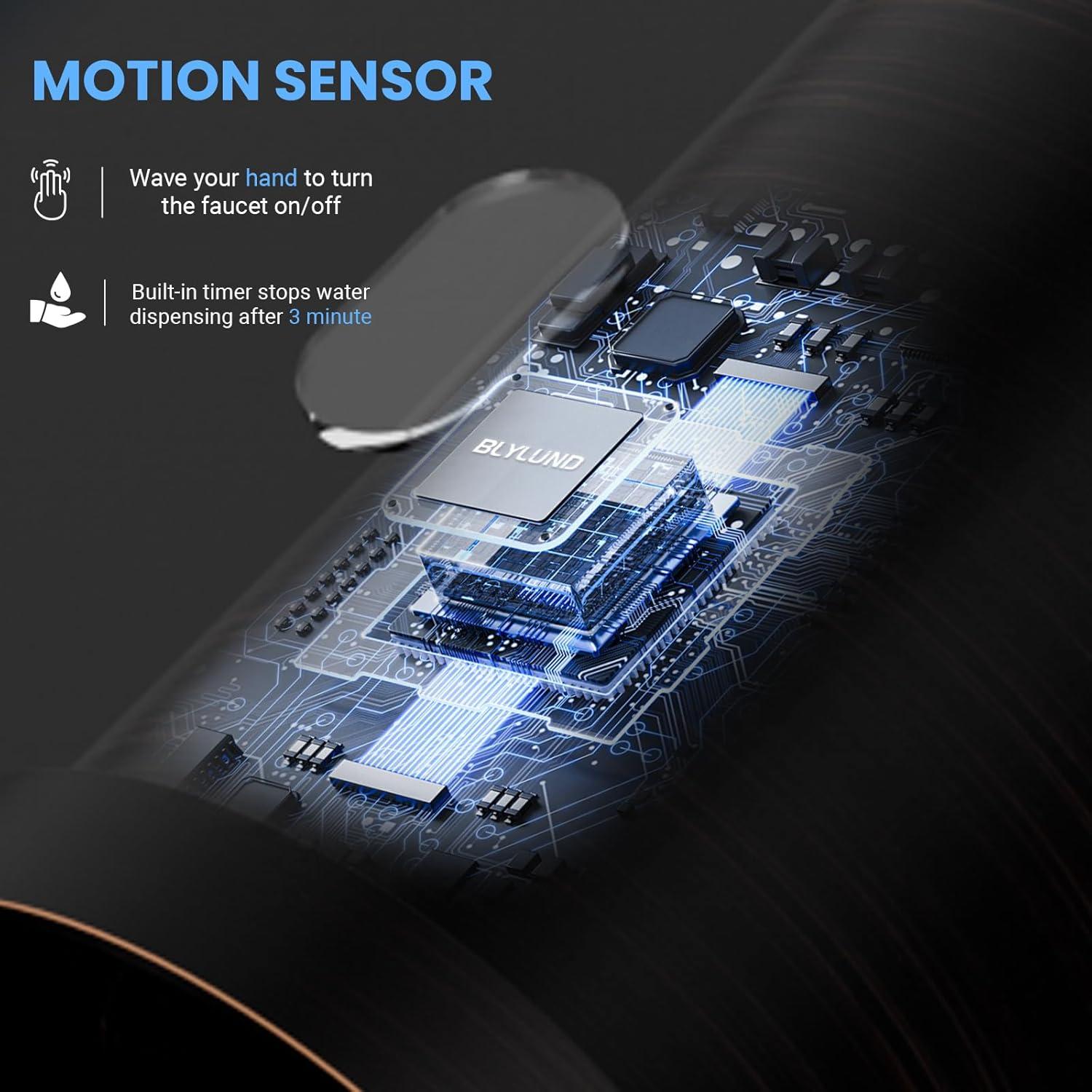 ARCORA ARCORA Stainless Steel  Single Handle Pull-Down Sprayer Kitchen Faucet Set with Touchless Sensor AR7100301RB-DC