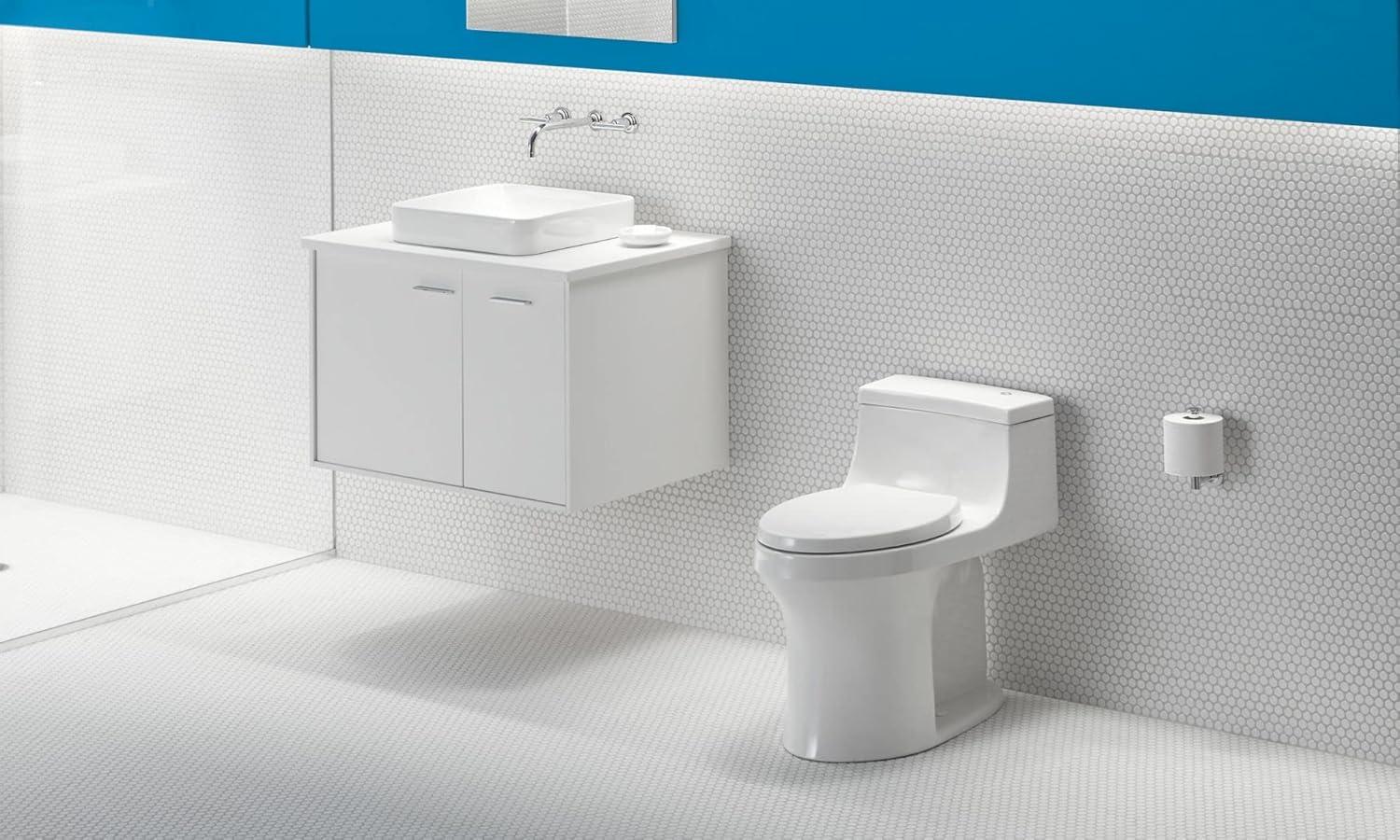 Vox® Ceramic Square Vessel Bathroom Sink with Overflow