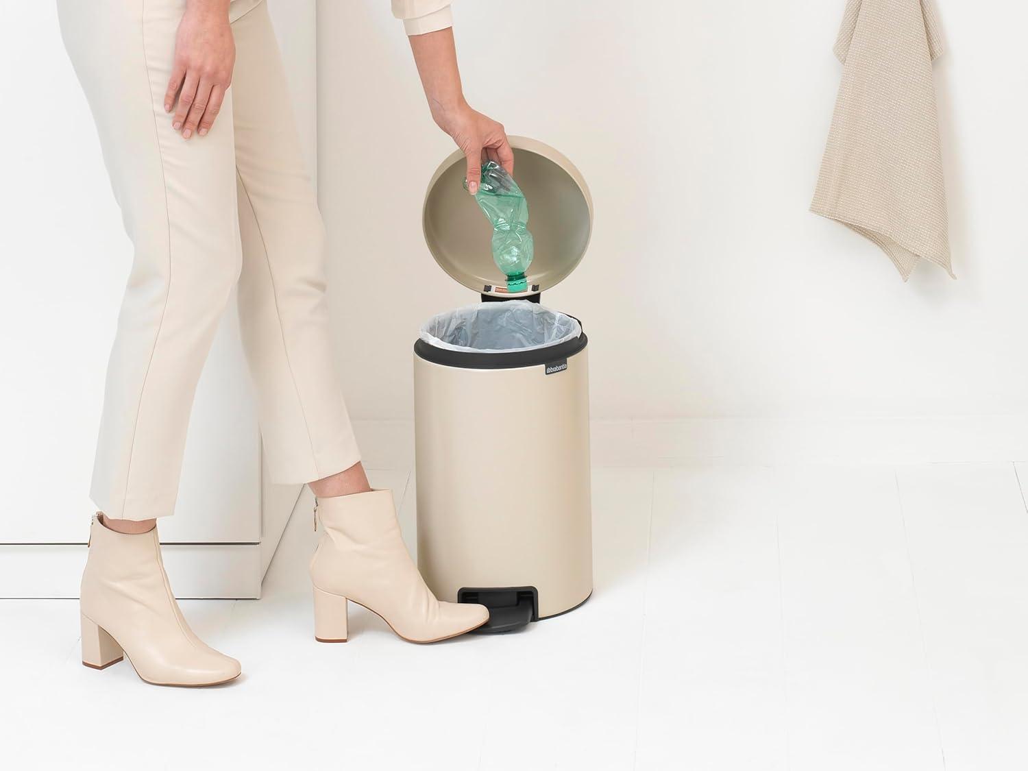 Brabantia Newicon Step On Trash Can, 3.2 Gallon (12 Liter)