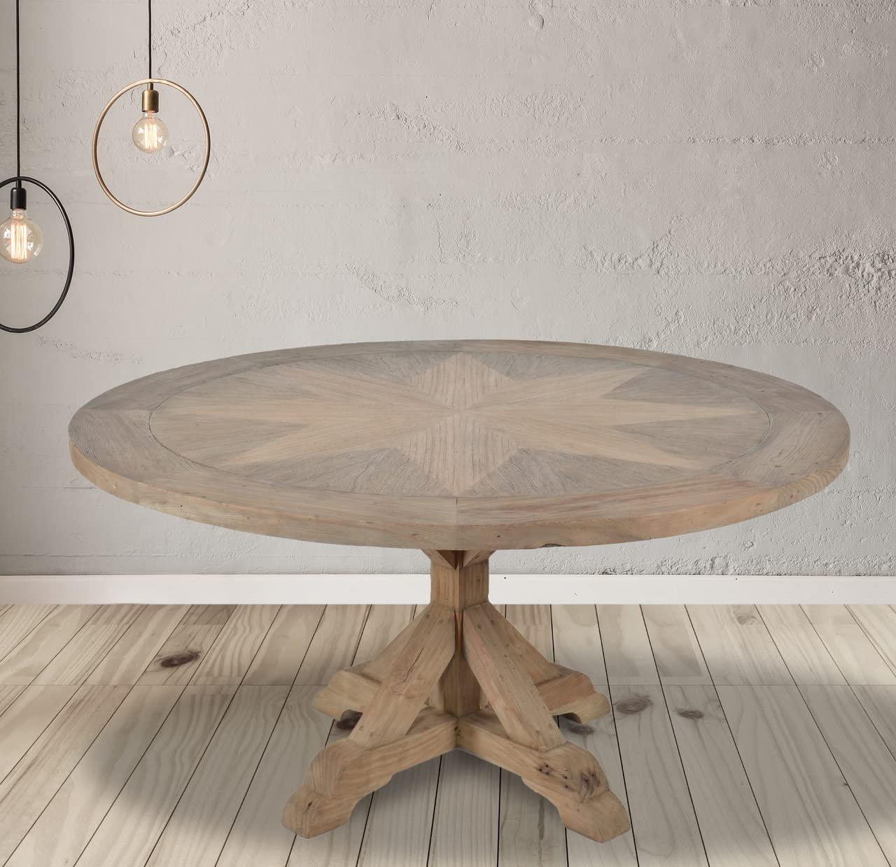 AFD Inverness Farmhouse 60'' Round Dining Table