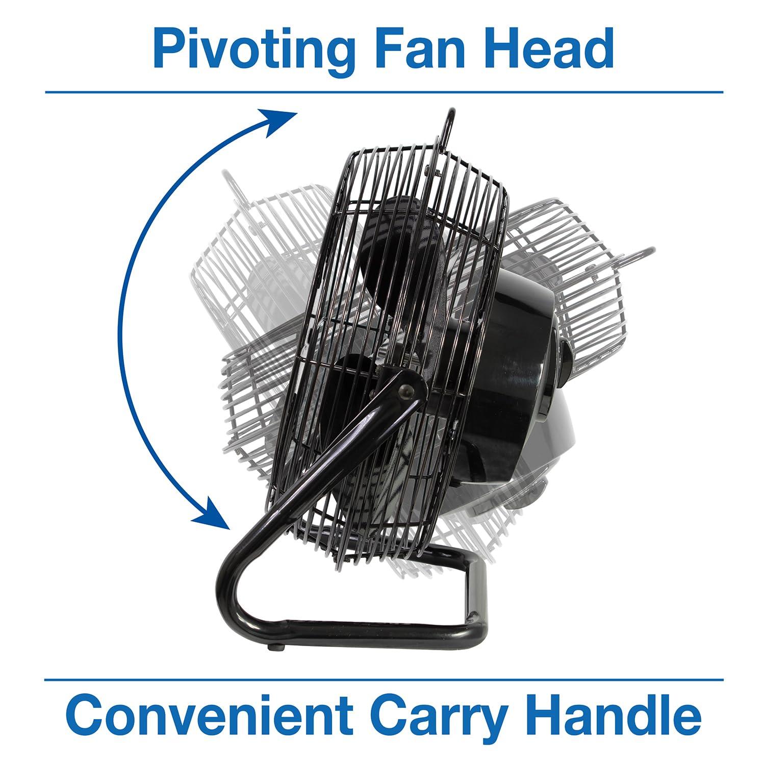 Air King 3-Speed Indoor Industrial Open Motor Pivoting Floor Fan