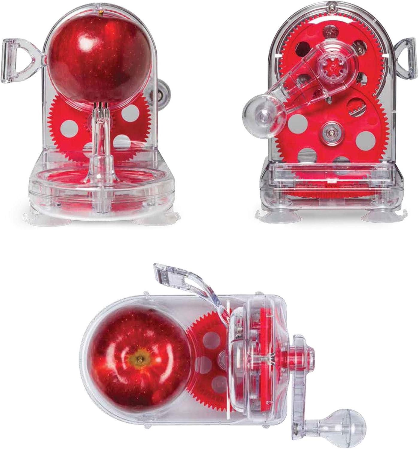 Transparent Plastic Apple Peeler with Corer Slicer