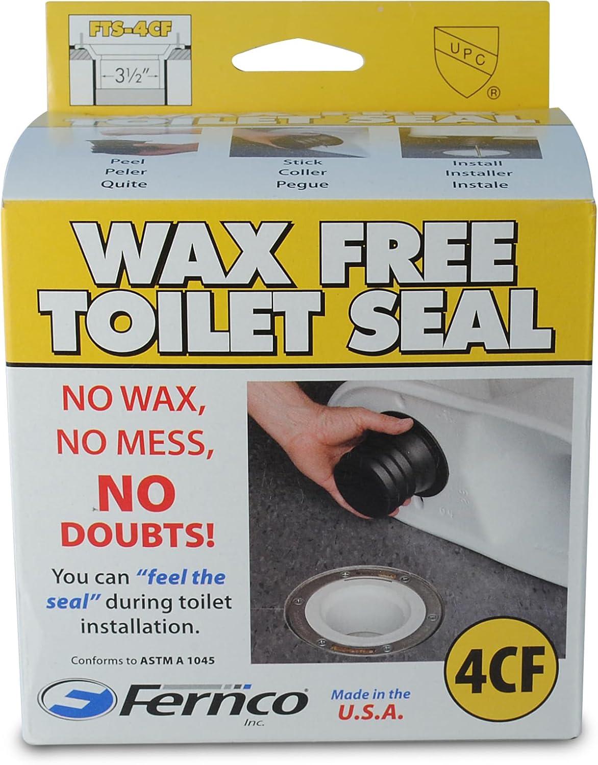 FERNCO INC 4 x 3-Inch Wax Free Toilet Seal FTS-4CF