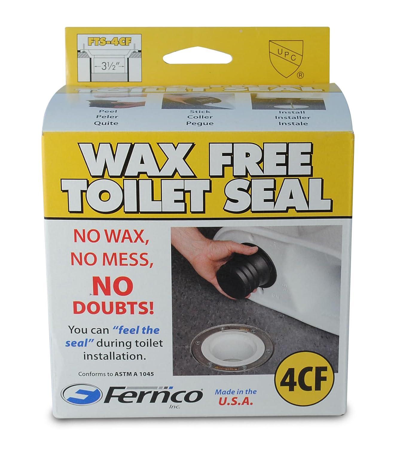 FERNCO INC 4 x 3-Inch Wax Free Toilet Seal FTS-4CF