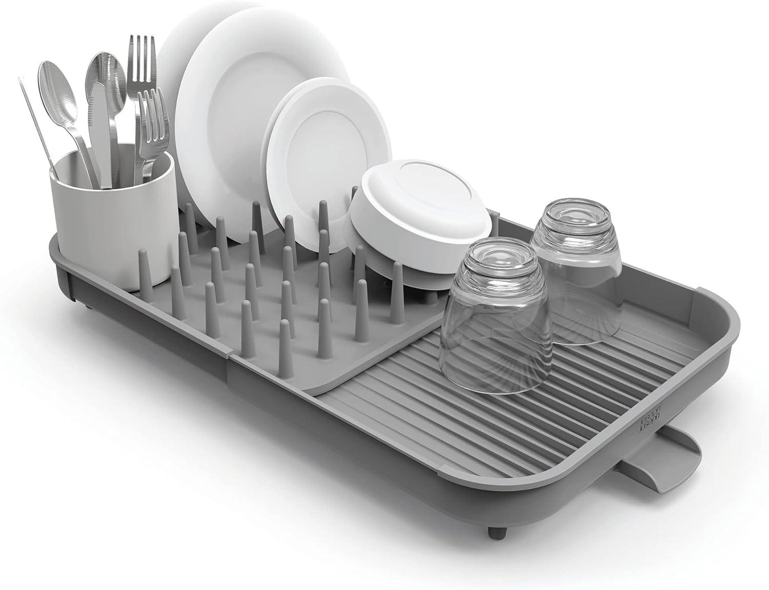 Joseph Joseph Duo Expandable Dish Rack with Cutlery Drainer