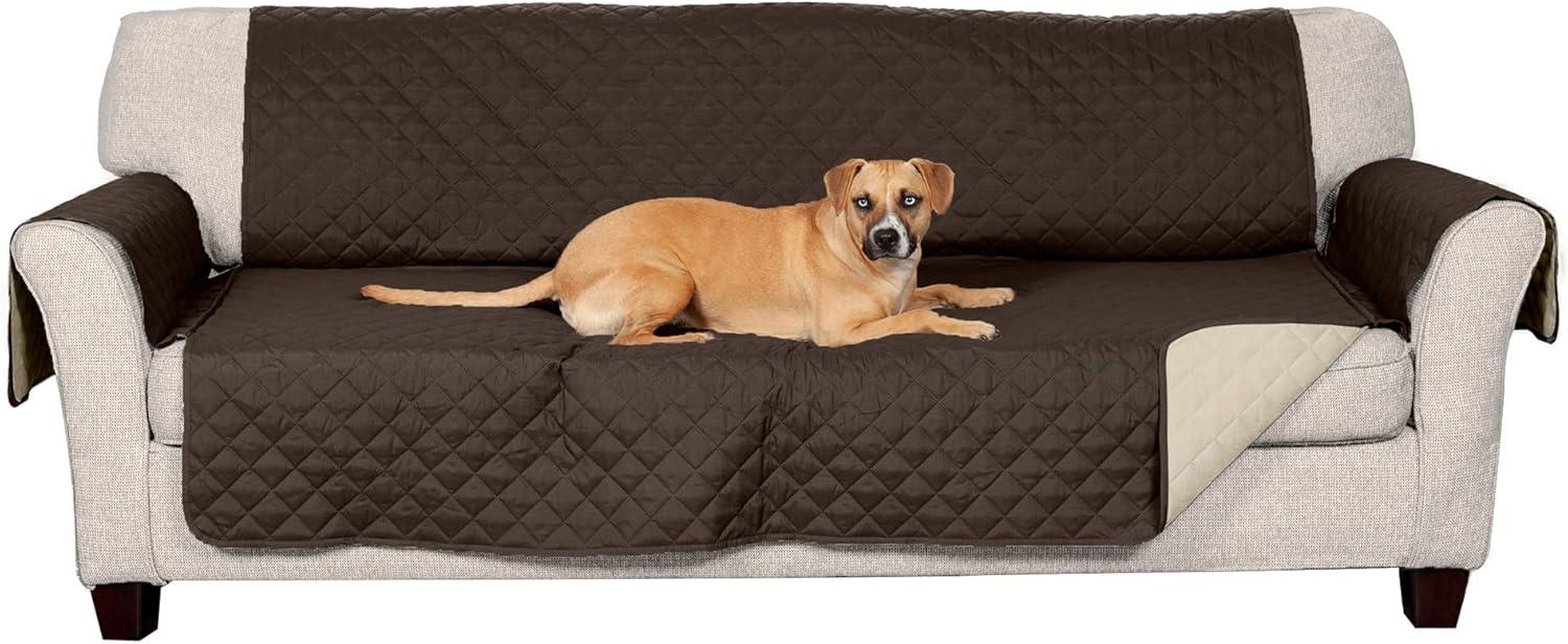 FurHaven Reversible Water-Resistant Small Sofa Loveseat Cover Furniture Protector