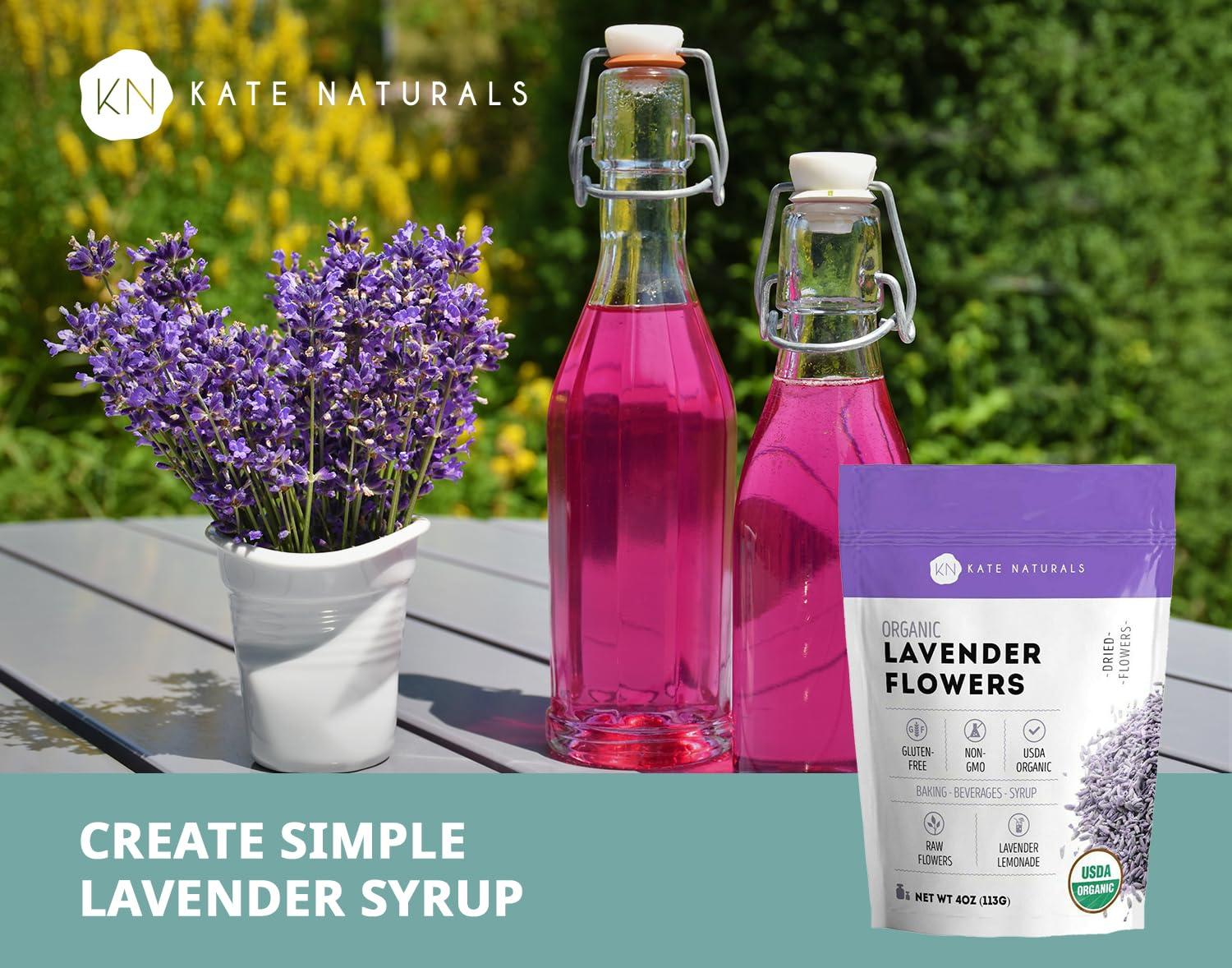 Organic Dried Lavender Flowers for Culinary and Crafting