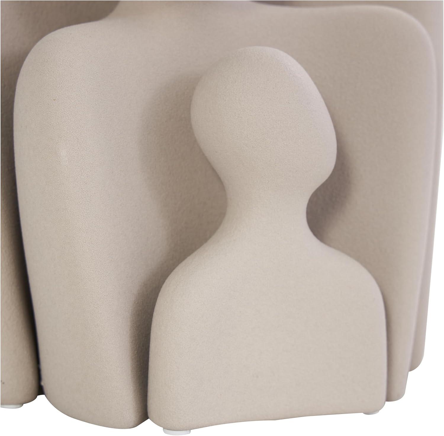 Brayden Studio® Buncie Ceramic Nesting Family People Decorative Cream Sculpture Set
