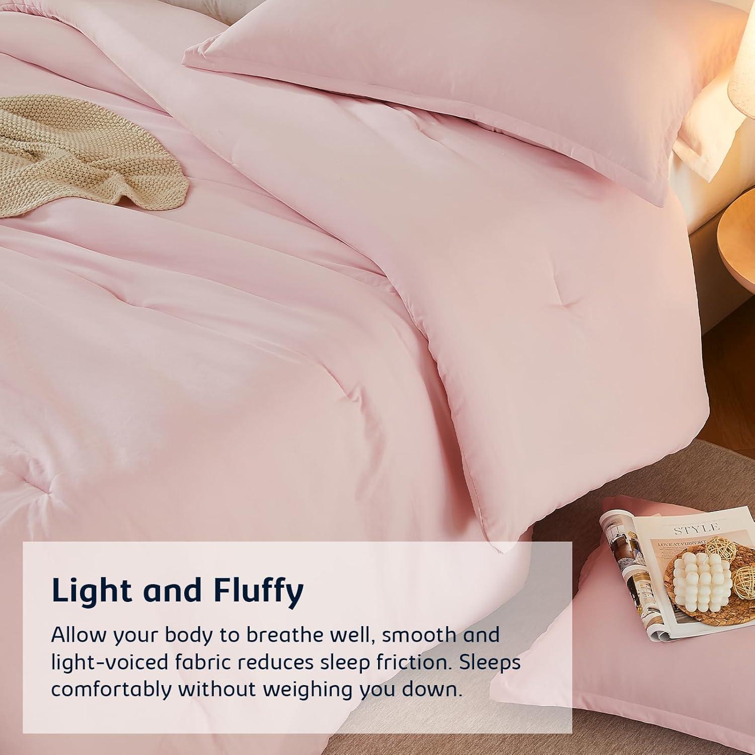 Betsey Johnson Betsey Johnson Solid Reversible Comforter Set