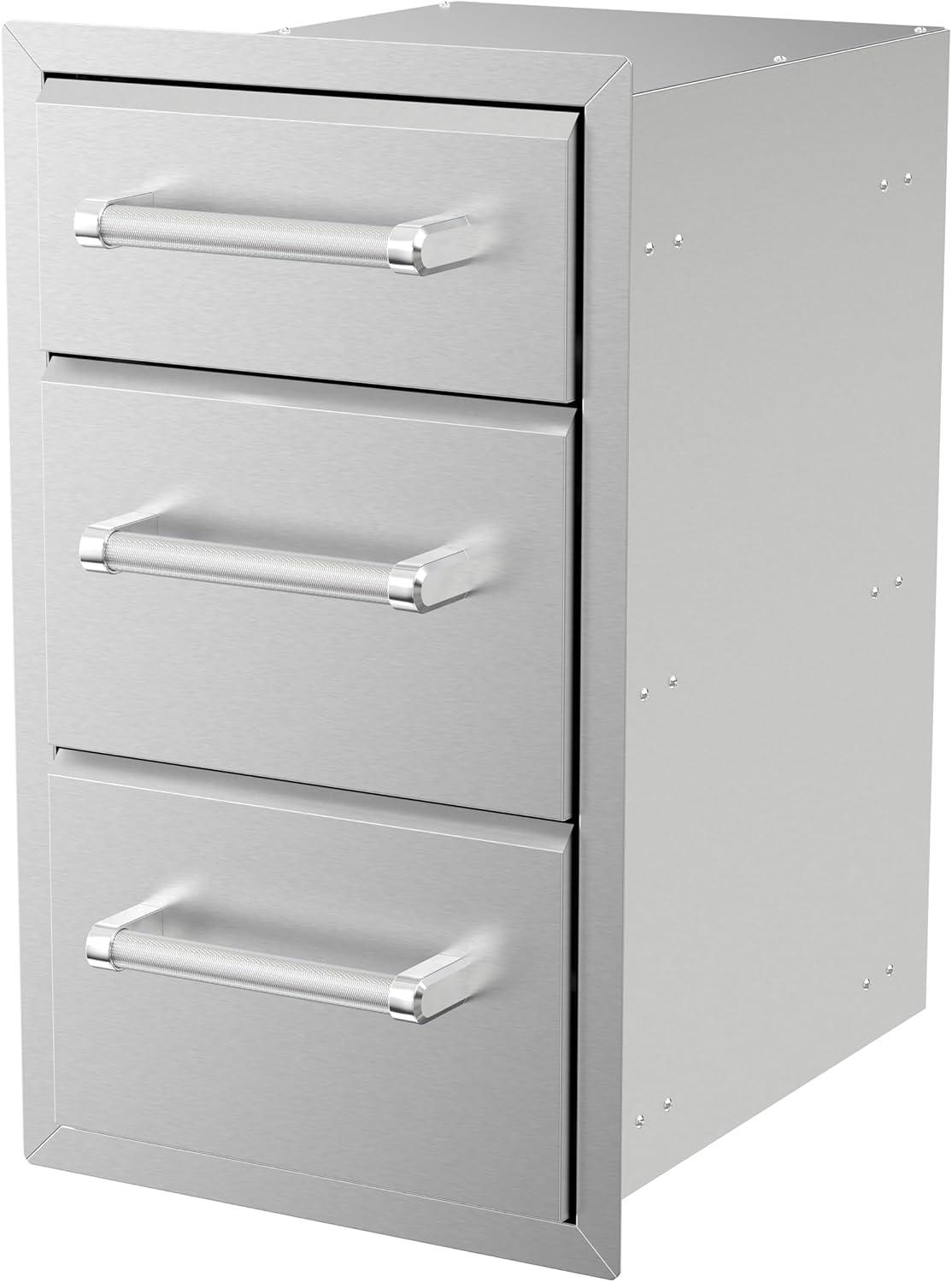 17.8'' Stainless Steel 1 Grade 304 Stainless Steel Drawers