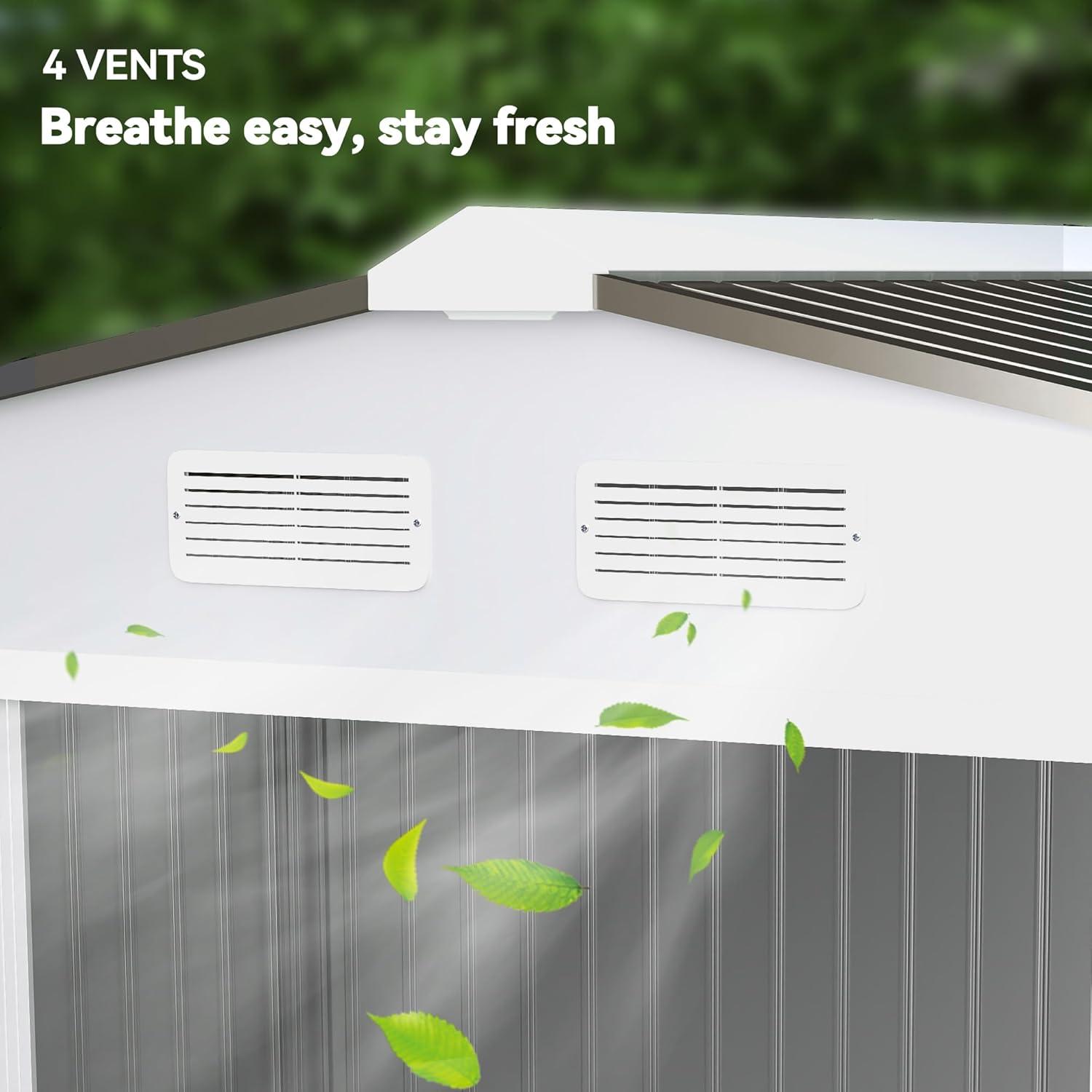 Outsunny Metal Storage Shed