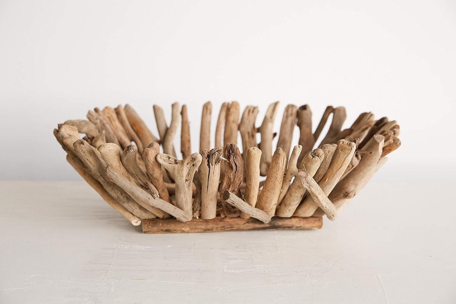 Storied Home Driftwood Tray - Handcrafted, Artisanal Centerpiece, Decorative Wood Platter, Nautical Decor