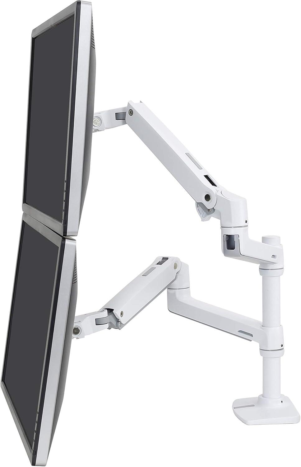 Ergotron 45-492-216 LX Dual Stacking Arm (white)