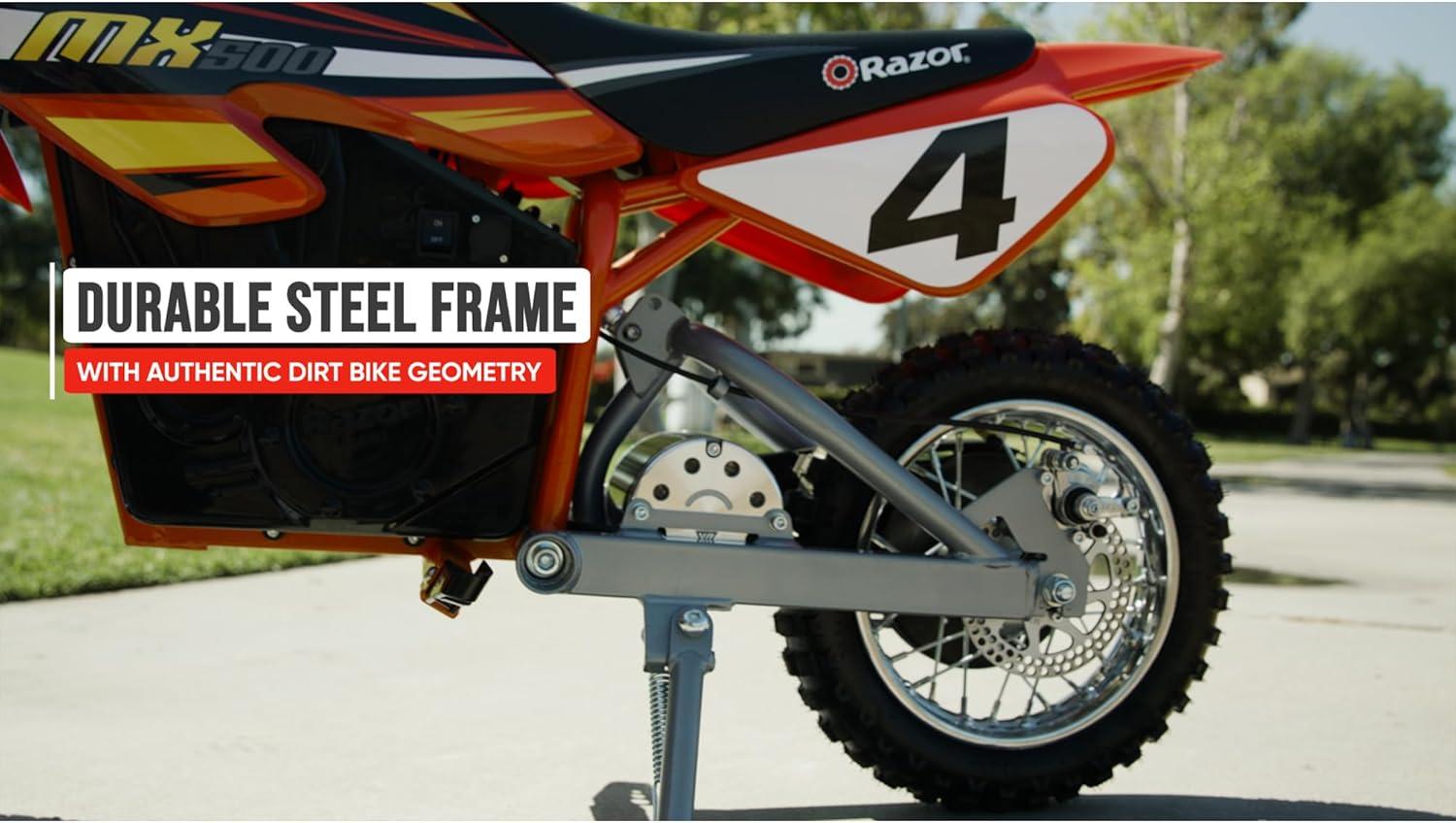 Razor Boy's 16" Dirt Rocket MX500 High Performance Electric Motocross Bike