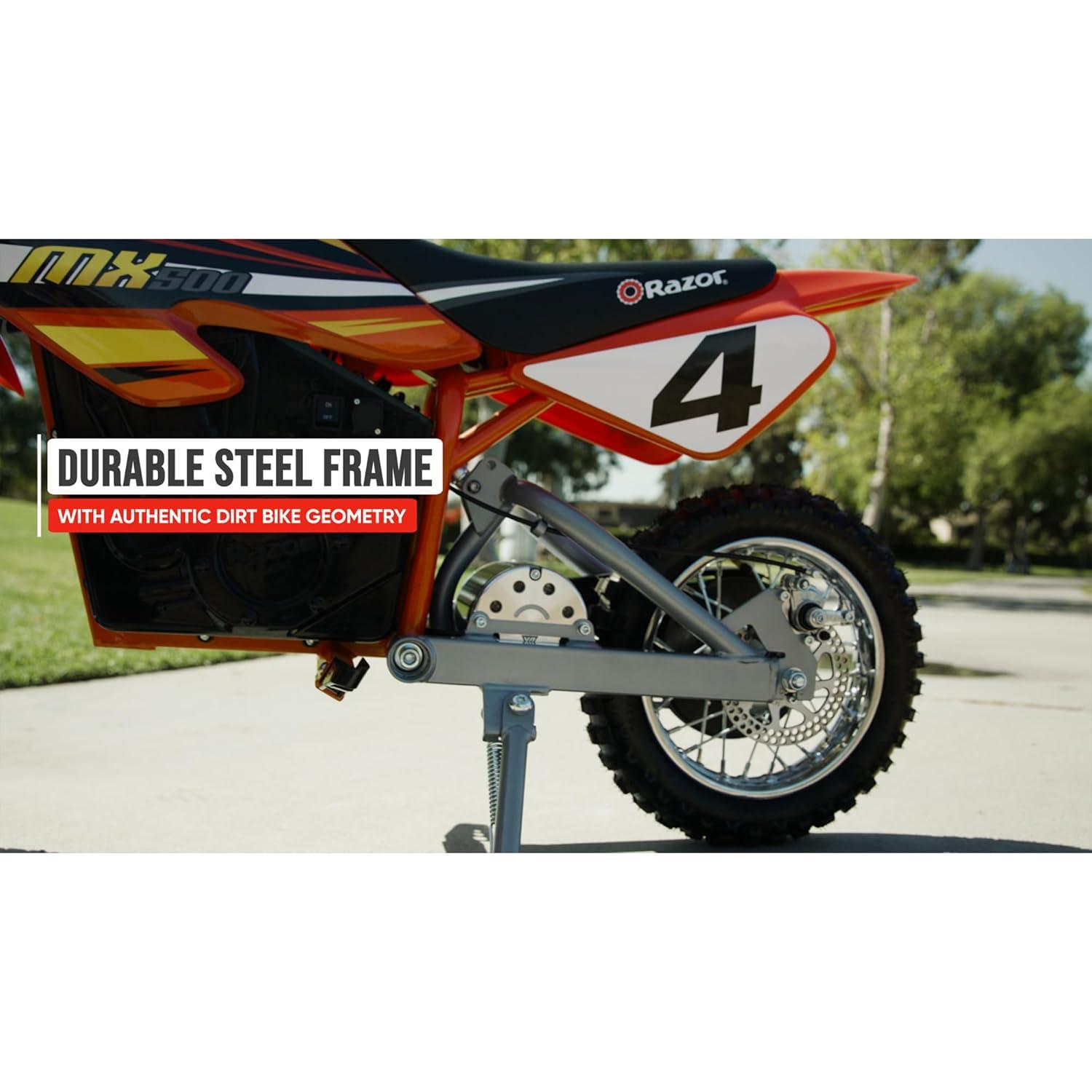 Razor Boy's 16" Dirt Rocket MX500 High Performance Electric Motocross Bike