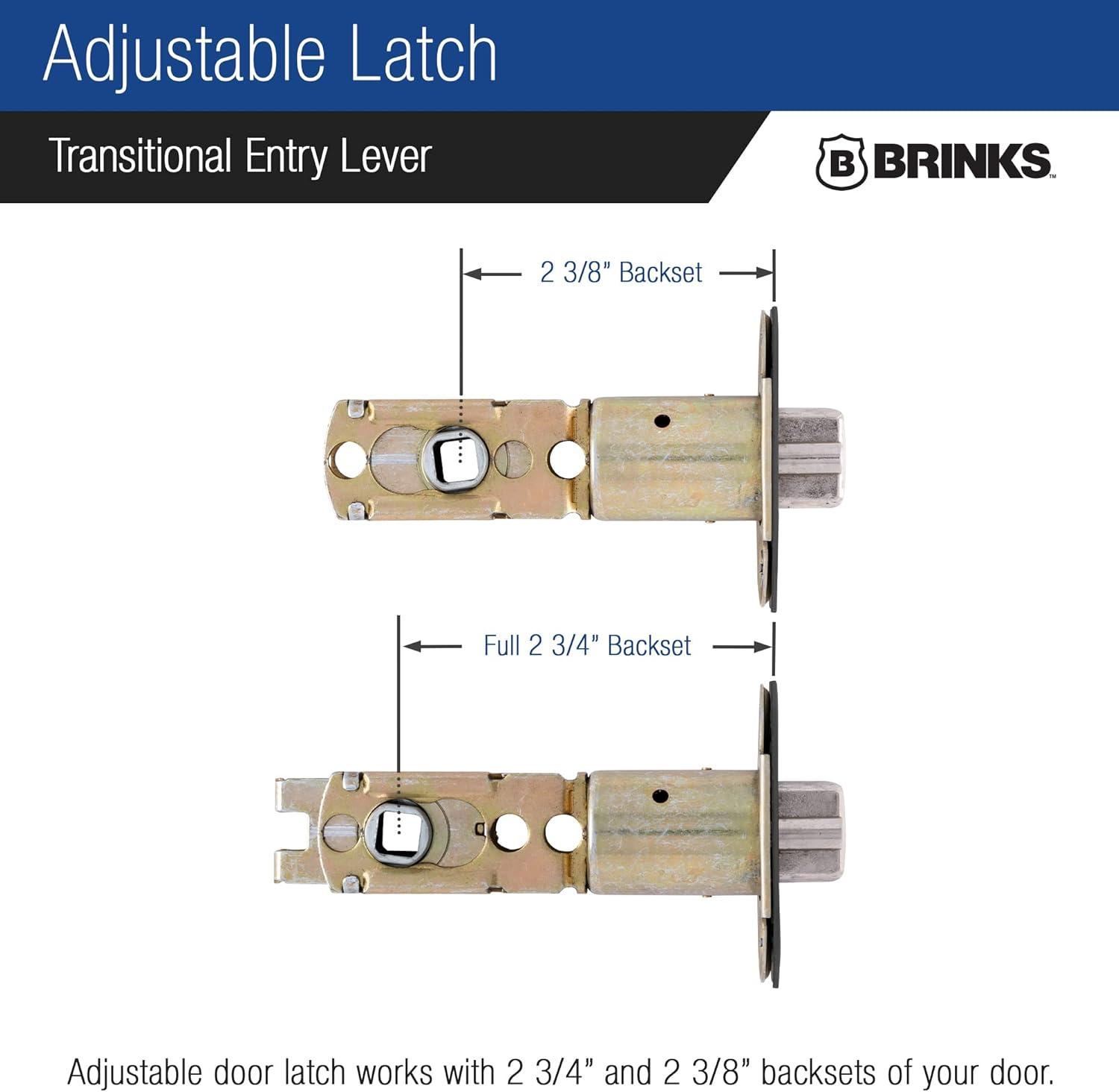 Brinks Raleigh Transitional Keyed Entry Wave Lever