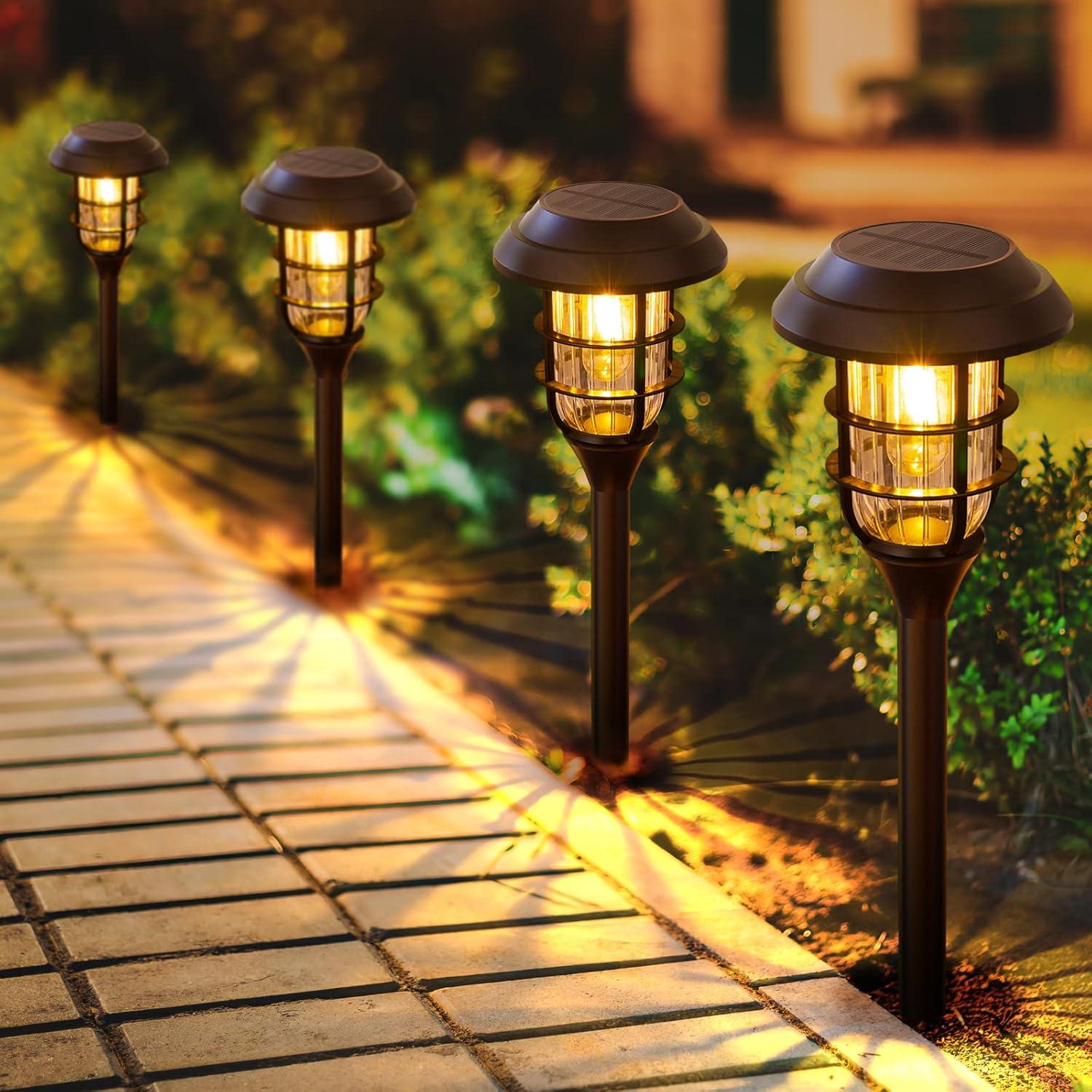 Solar Powered Pathway Light Pack