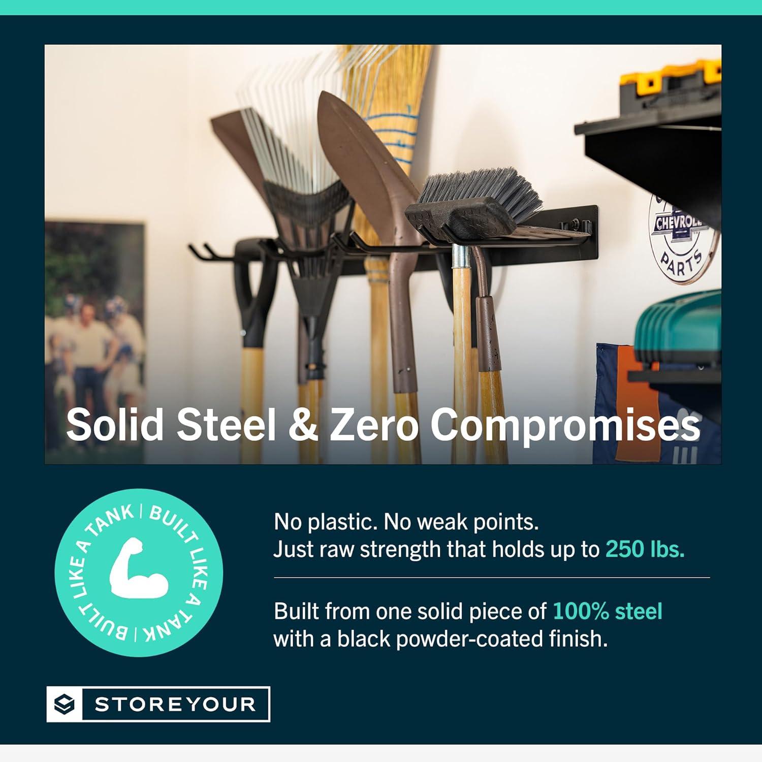 StoreYourBoard Bedrock Garage Tool Organizer | Black