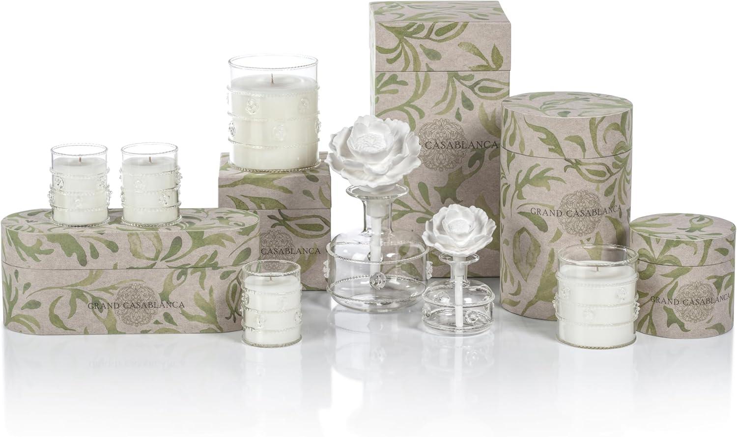 Zodax Grand Casablanca Scented Candle, Neroli Absolute