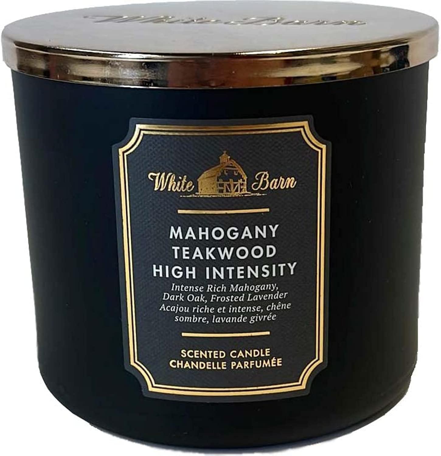 Black Mahogany Teakwood Intense Scented Jar Candle