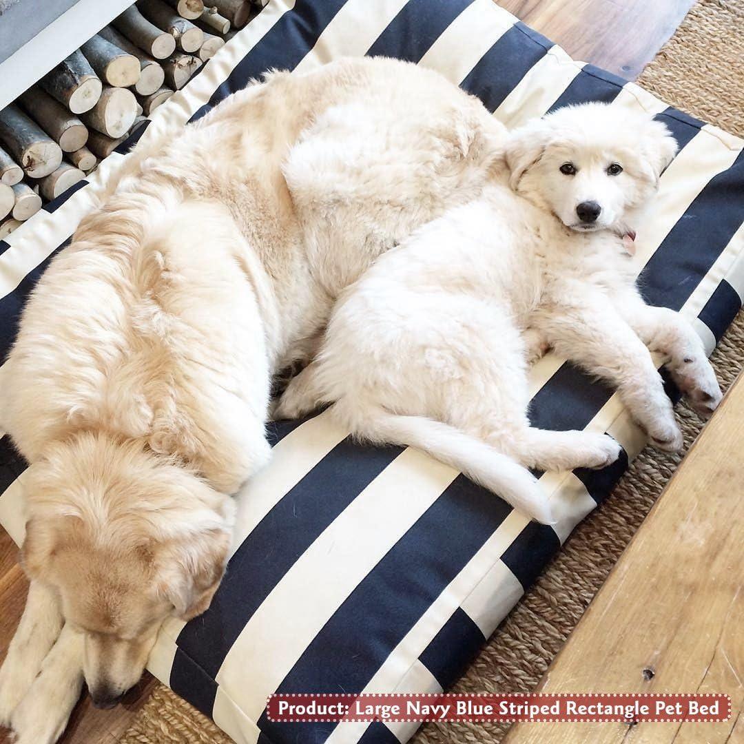 Majestic Pet Vertical Stripe Rectangle Dog Bed