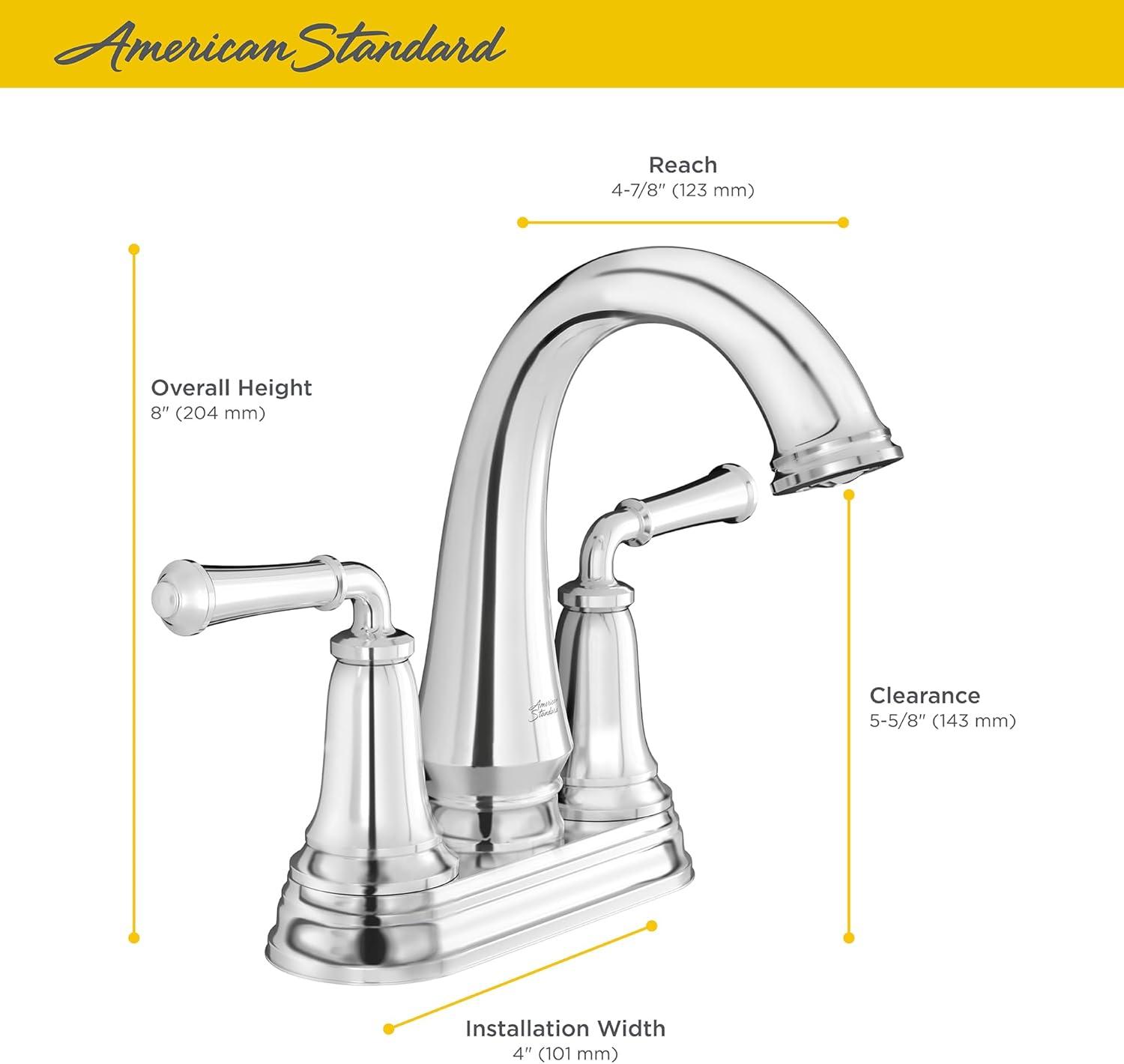 Delancey Centerset 2-handle Bathroom Faucet with Drain Assembly