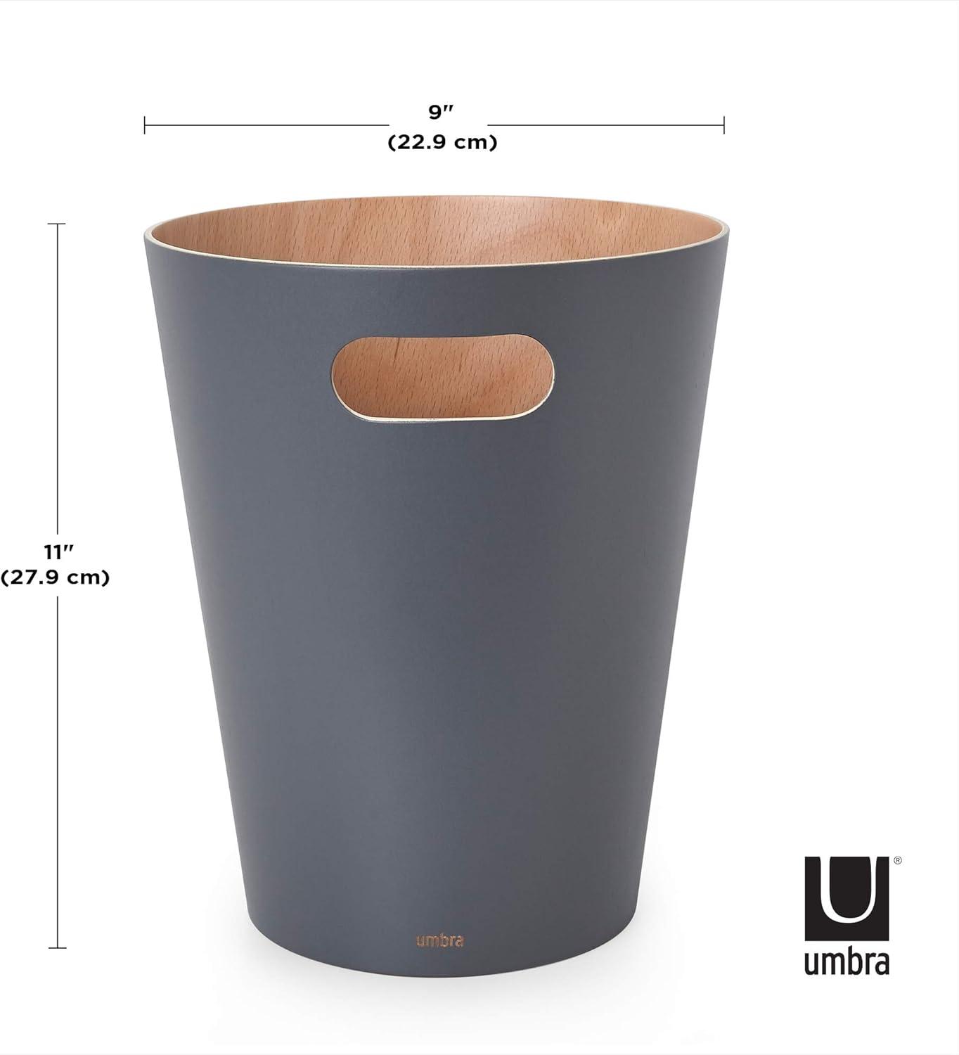 Zallie Trash Can - Charcoal