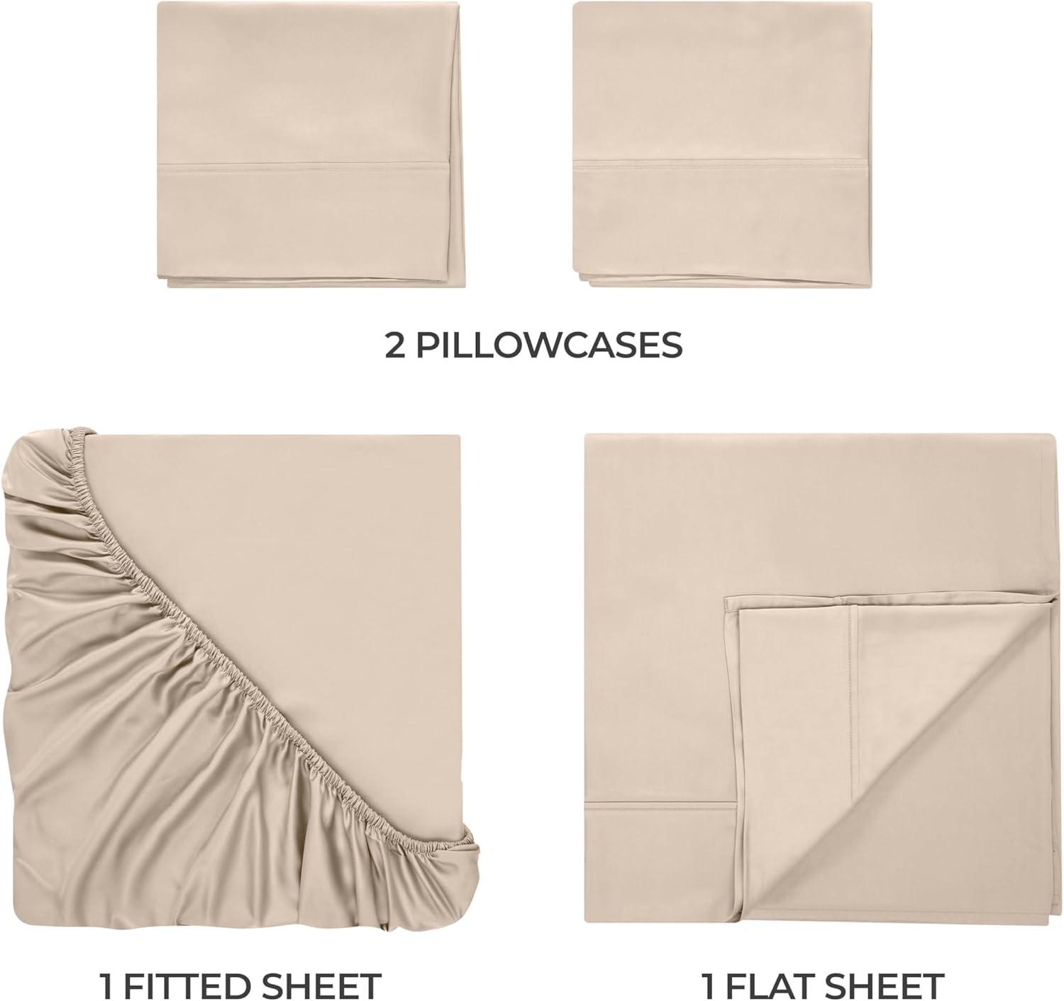 Superior Egyptian Cotton 300 Thread Count Solid Deep Pocket Bed Sheet Set & Reviews | Wayfair