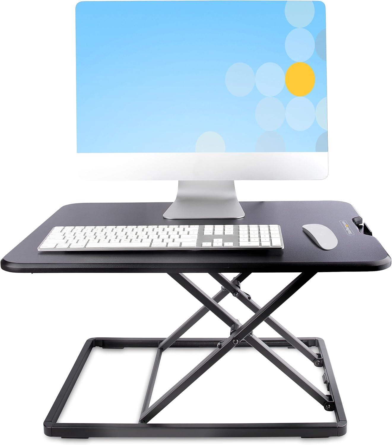 StarTech Standing Desk Converter for Laptop Height Adjustable LAPTOPSITSTAND