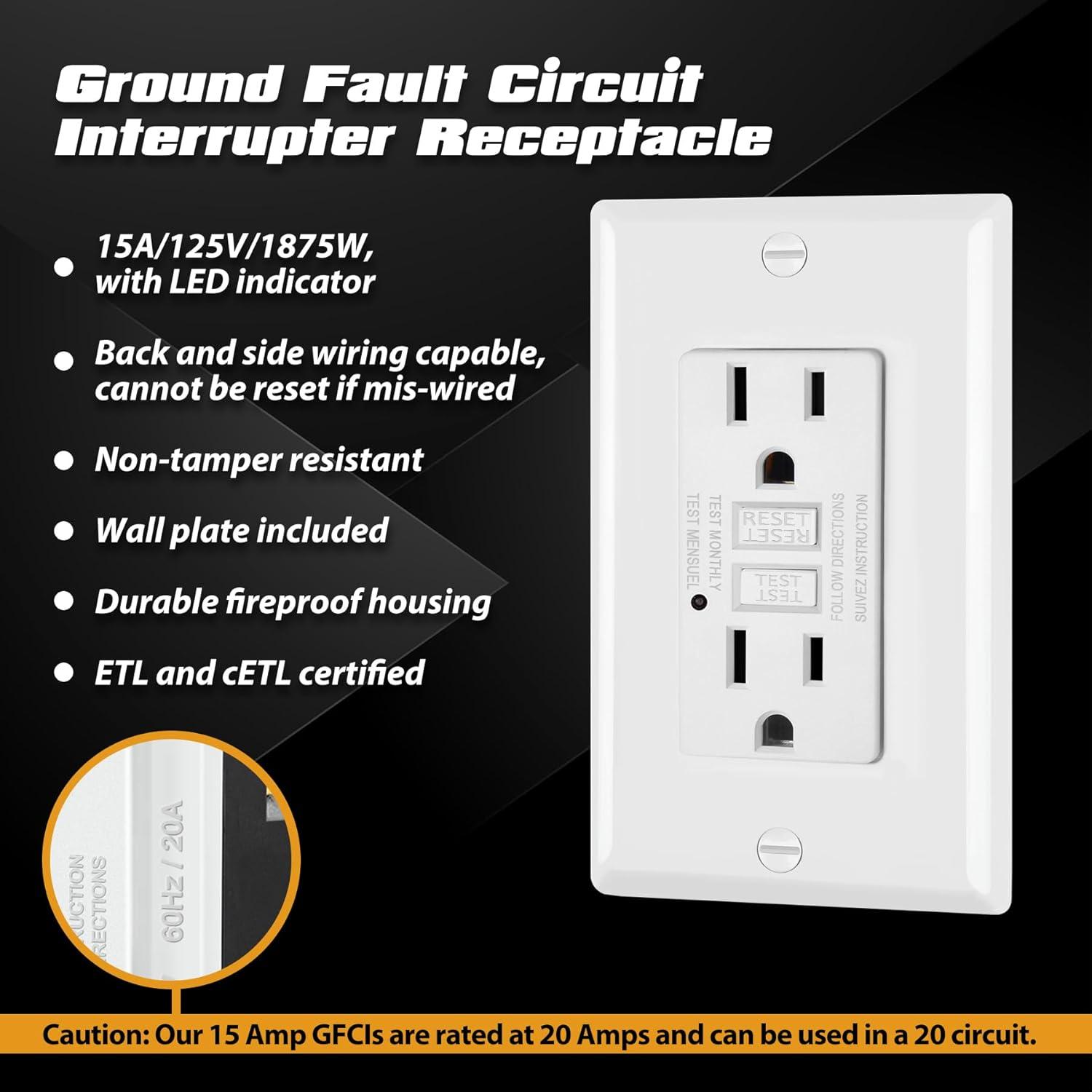 15 Tamper Resistant Single Outlet