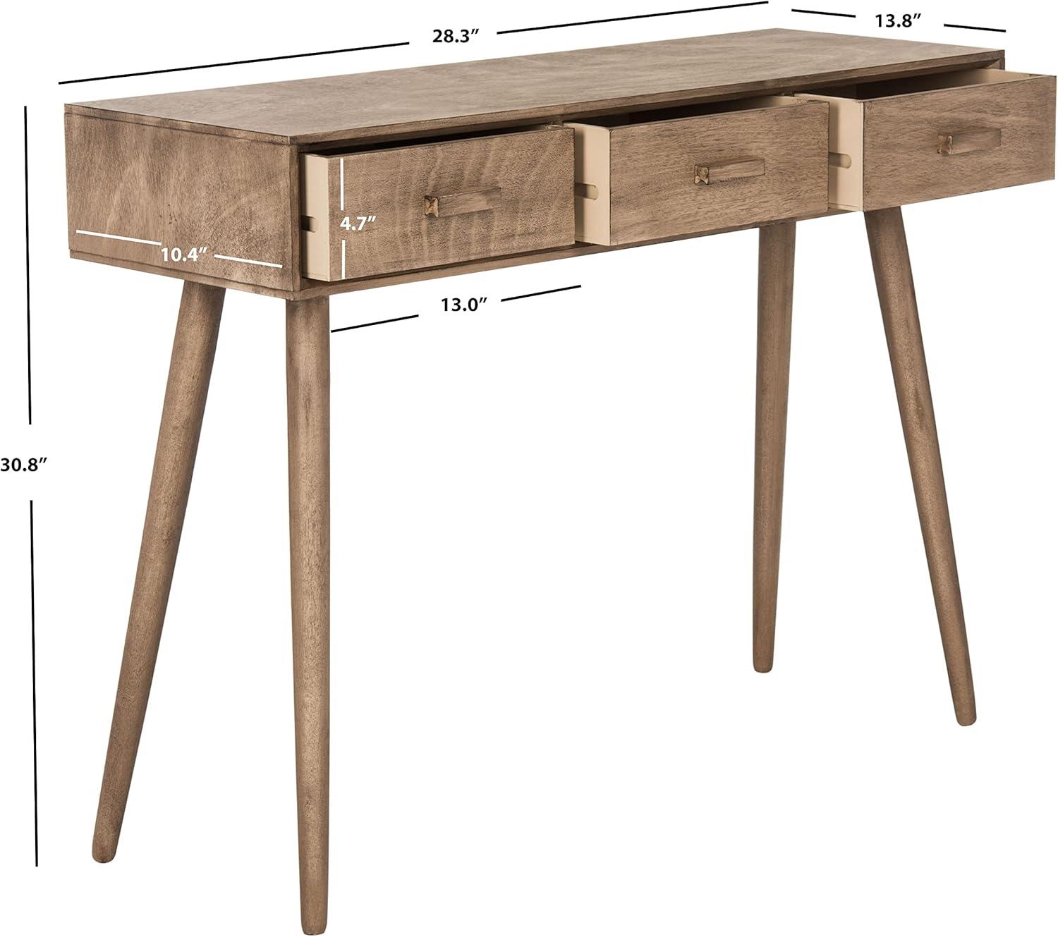 Albus 3 Drawer Console Table  - Safavieh