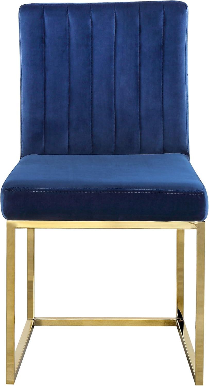 Meridian Furniture Giselle Navy Velvet Dining Chair (Set of 2)